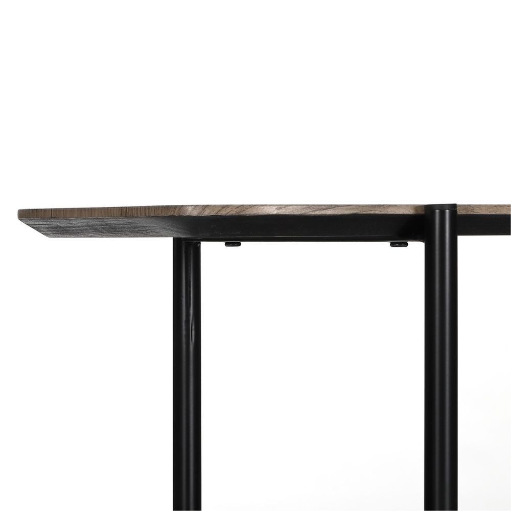LebensWohnArt Konsolentisch Moderner Konsolentisch PINA 120cm taupe Pinien-Optik Konsole