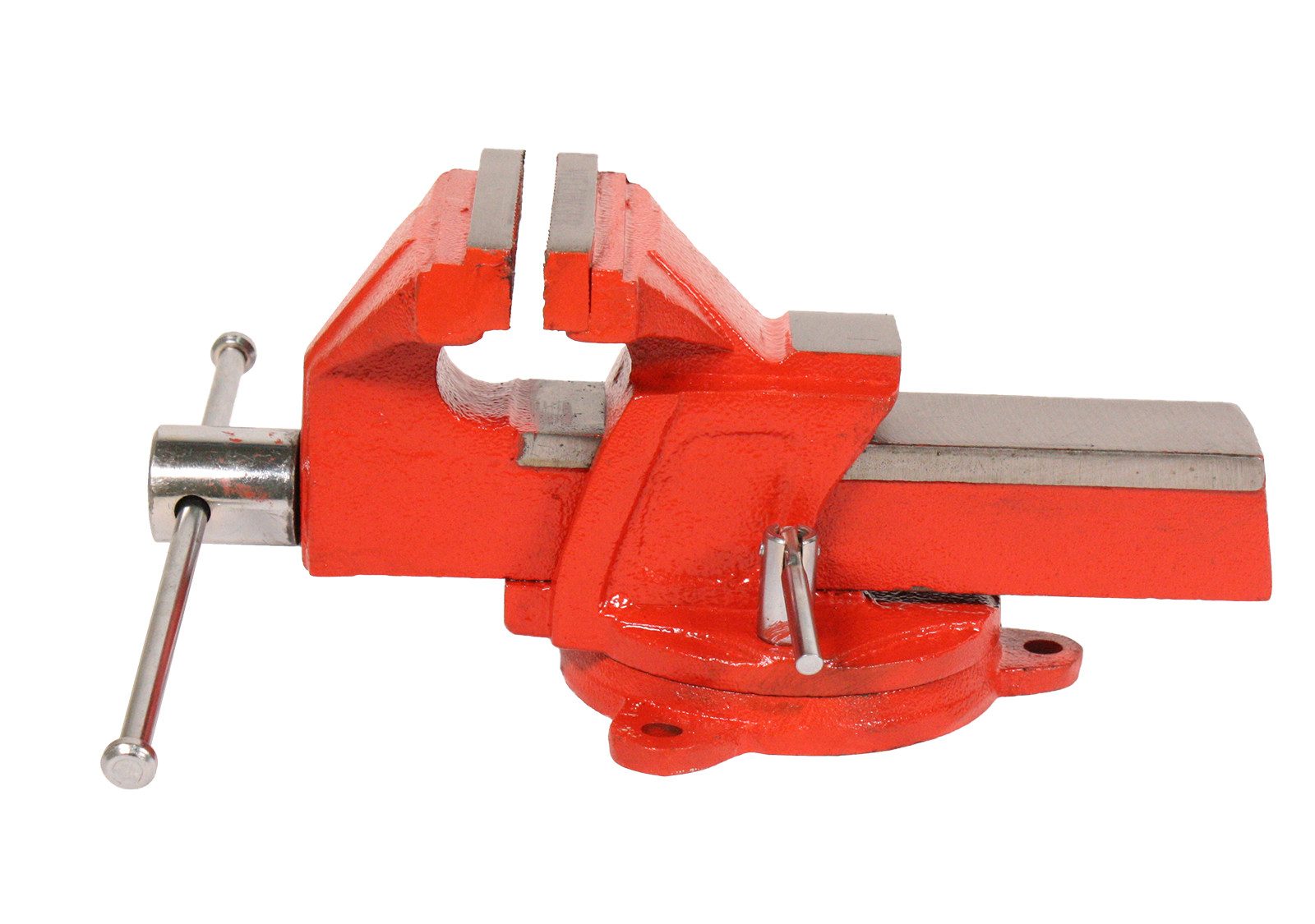 WELDINGER Schraubstock Schraubstock eco 100 mm Backenbreite 360° drehbar Stahl geschmiedet, 1-St., 100 mm, 360° drehbar, integrierte Ambossfläche