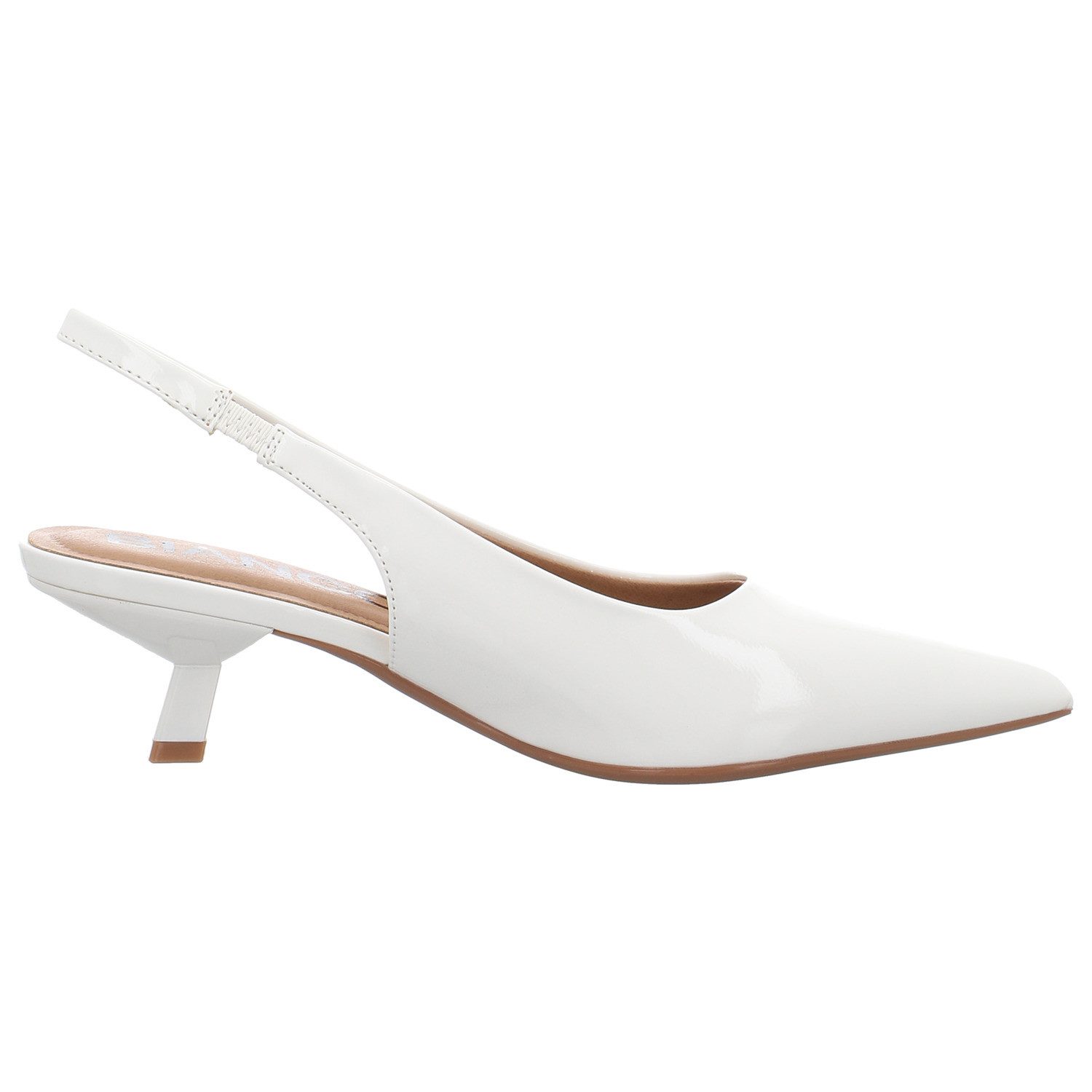Bianco Biakristin Kitten He Slingpumps