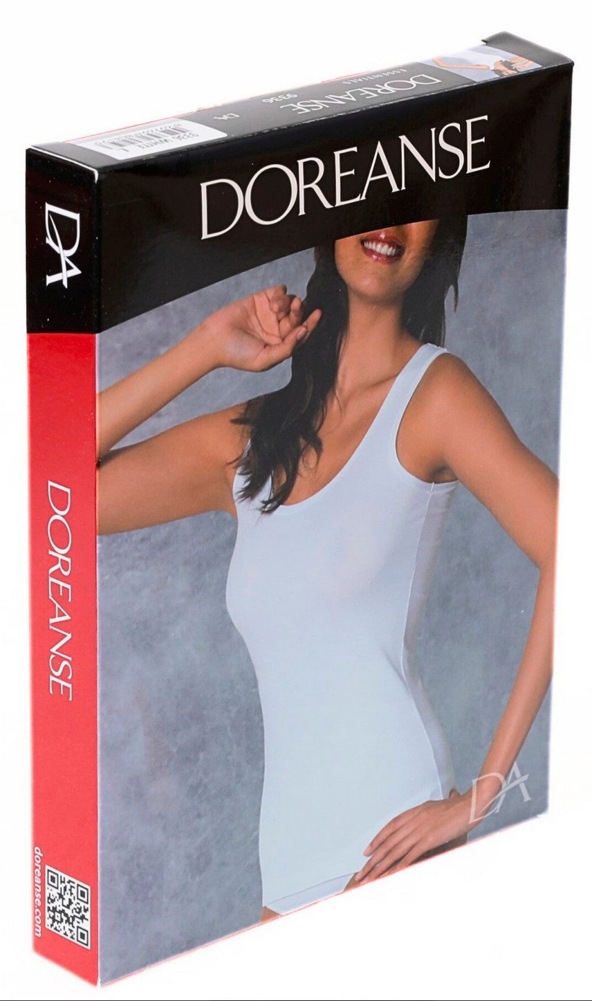 DOREANSE Unterhemd Damen Premium Basic Tanktop Trägershirt Atlet 9336