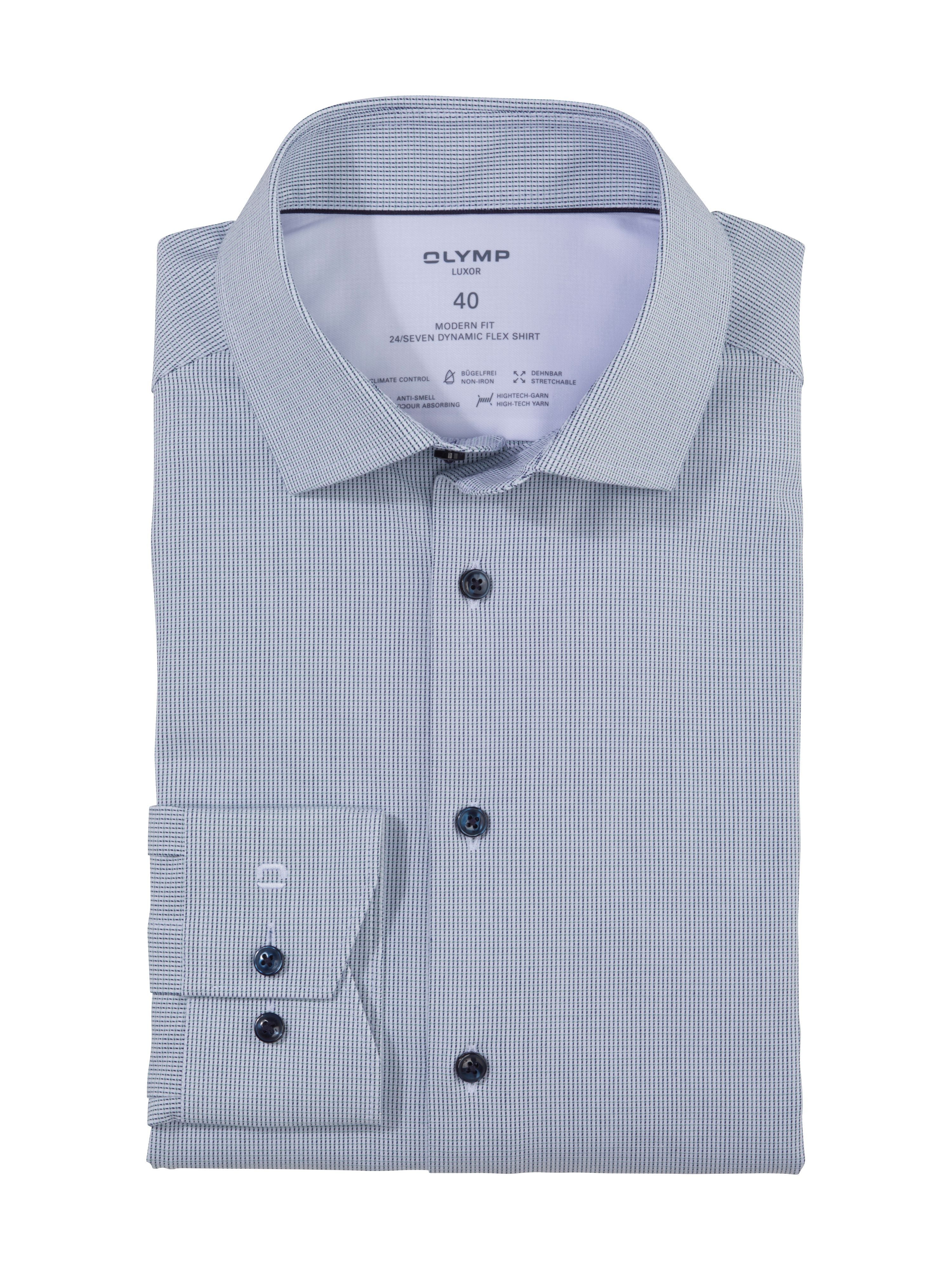 Langarmhemd - Hemd - Luxor 24/Seven - Businesshemd - modern fit - Global Kent