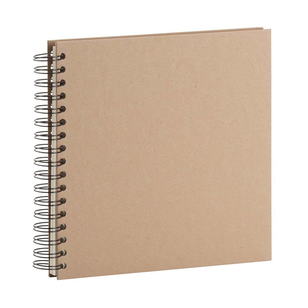 Rössler Fotoalbum RÖSSLER Spiralalbum S.O.H.O. Wire O natronbraun 23x23cm