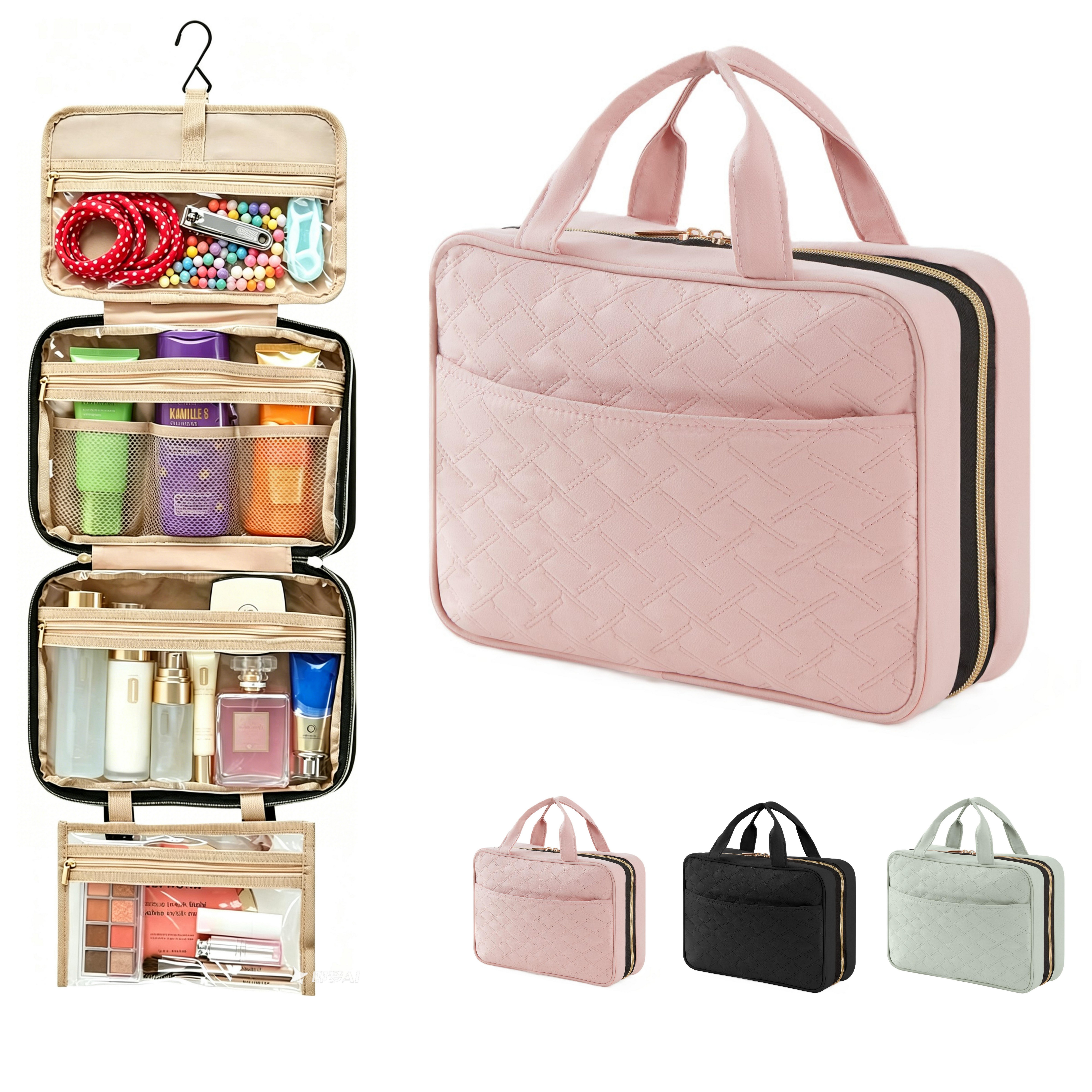 Kulturbeutel Reise Kulturbeutel,Kosmetiktasche Kulturtasche zum Aufhängen Organizer