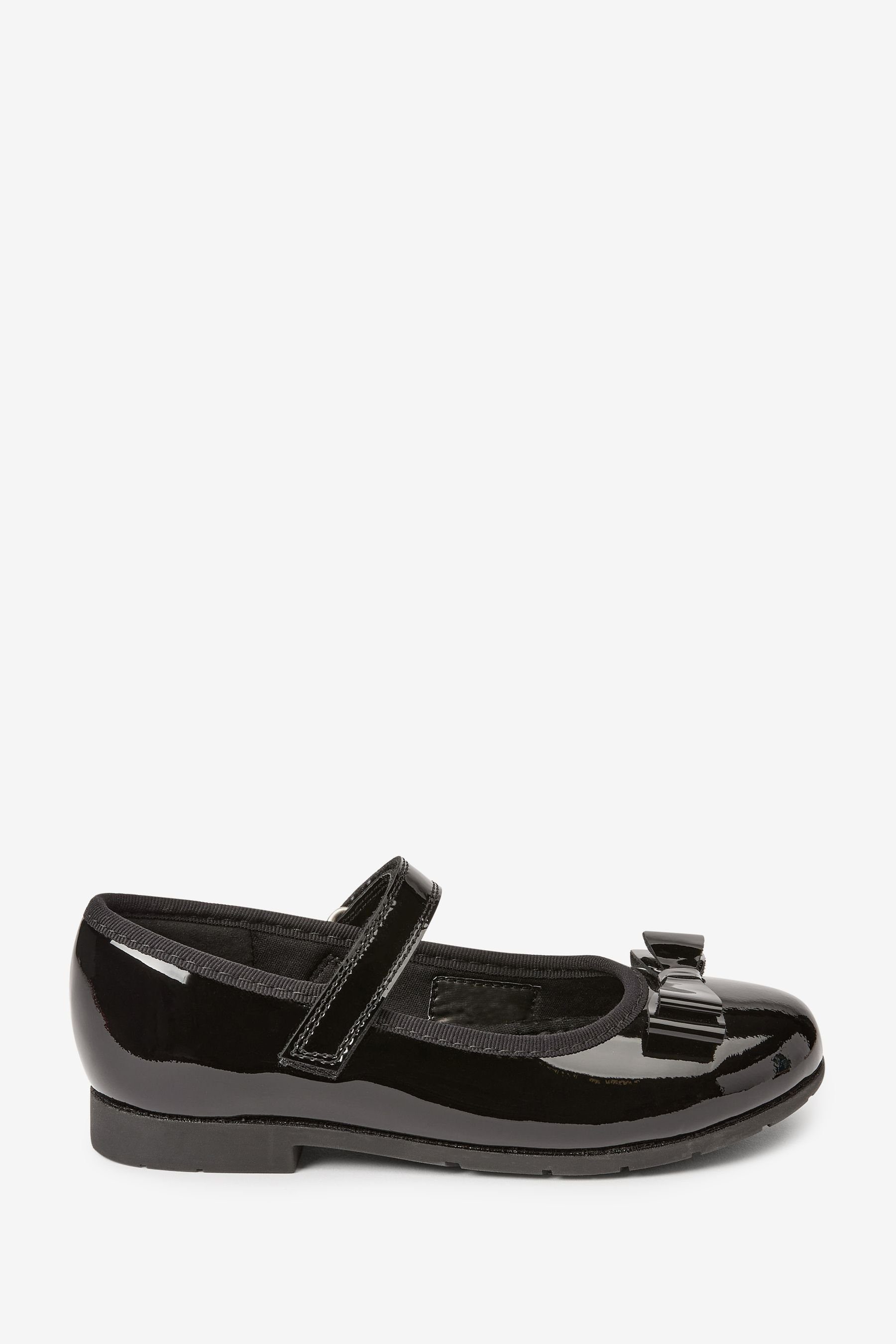 Mary-Jane-Schulschuhe aus Leder mit Schleife Mary-Jane-Schuhe