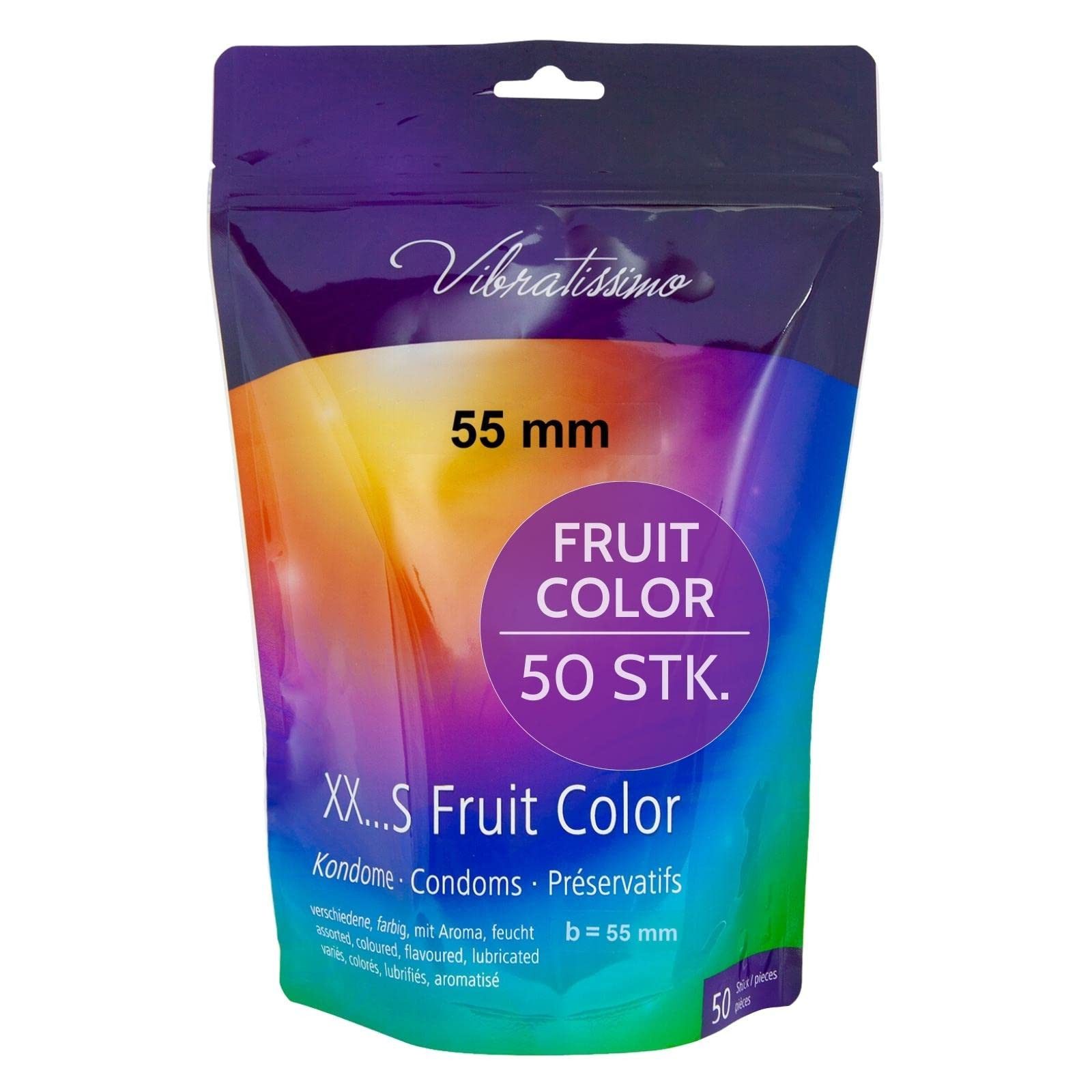 Vibratissimo Kondome Vibratissimo Fruit Color Packung