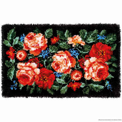 Vervaco Kreativset Vervaco Knüpfteppich "Rosen", (embroidery kit by Marussia)
