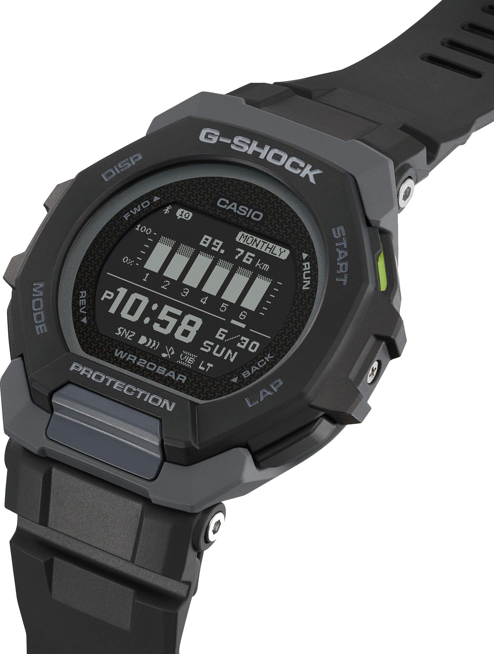 CASIO G-SHOCK GBD-300 Smartwatch, Armbanduhr, Herrenuhr, Bluetooth, bis 20 bar wasserdicht