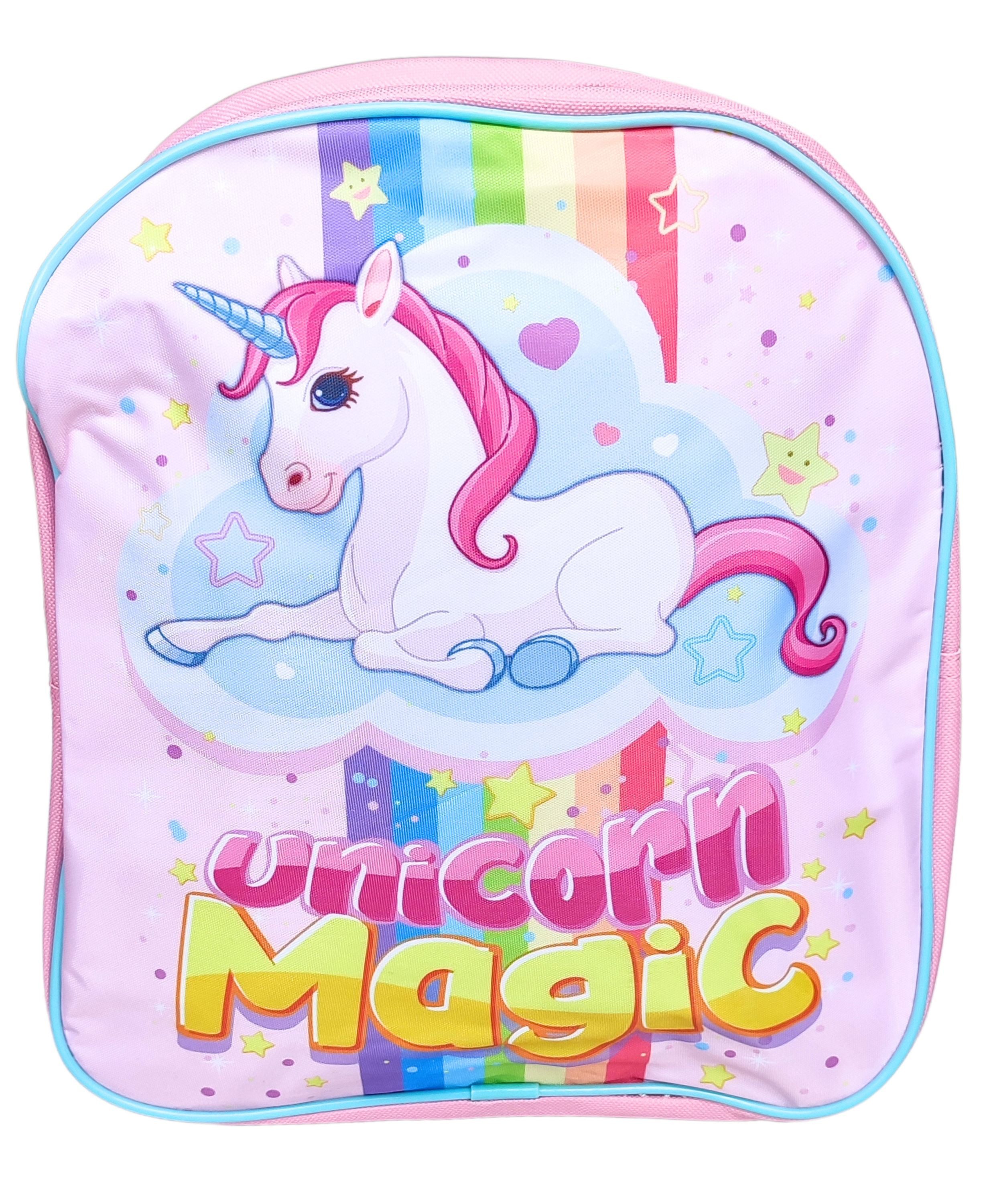 United Essentials Kindergartentasche UNICORN MAGIC, Einhorn Kinderrucksack 30 cm