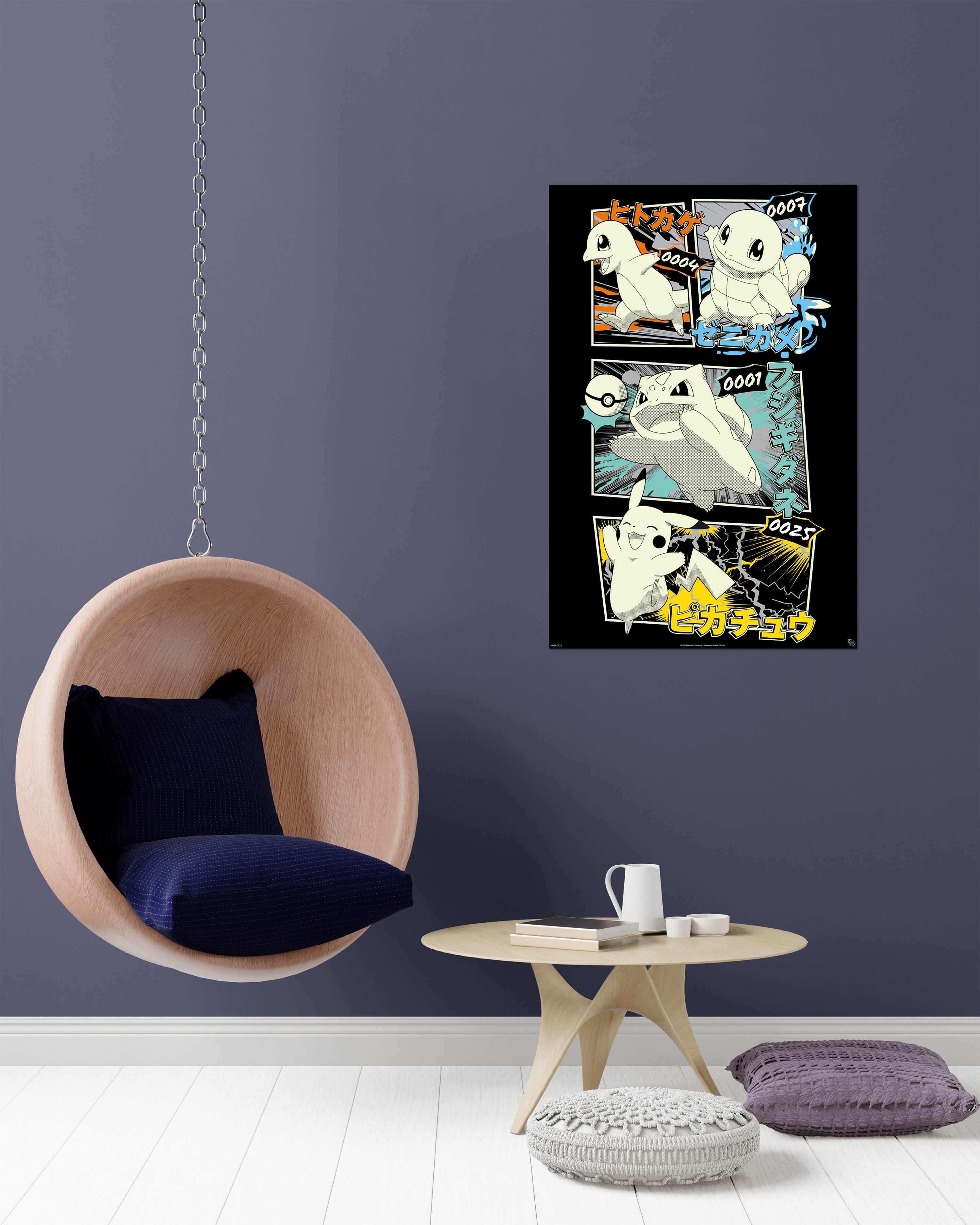 ABYstyle Poster Pokémon Poster Collage Pikachu & Kanto Starters 61 x 91,5 cm