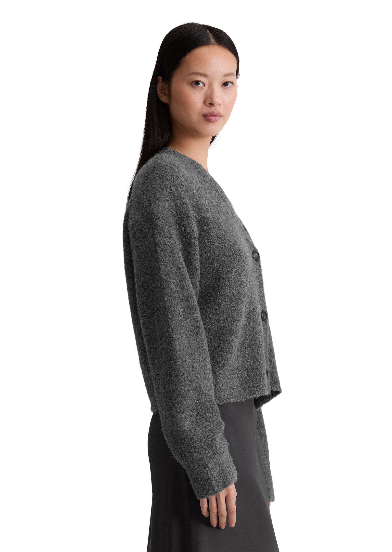 Marc O'Polo Cardigan aus Schurwolle-Alpakawolle-Mix günstig online kaufen