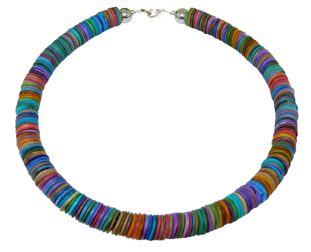 traumschmuck Collier 195a Halskette Muschelkette 12/13mmØ Mehrfarbig multic günstig online kaufen