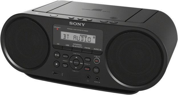 Sony ZS-RS60BT Boombox (AM-Tuner, FM-Tuner, UKW mit RDS, 4 W)