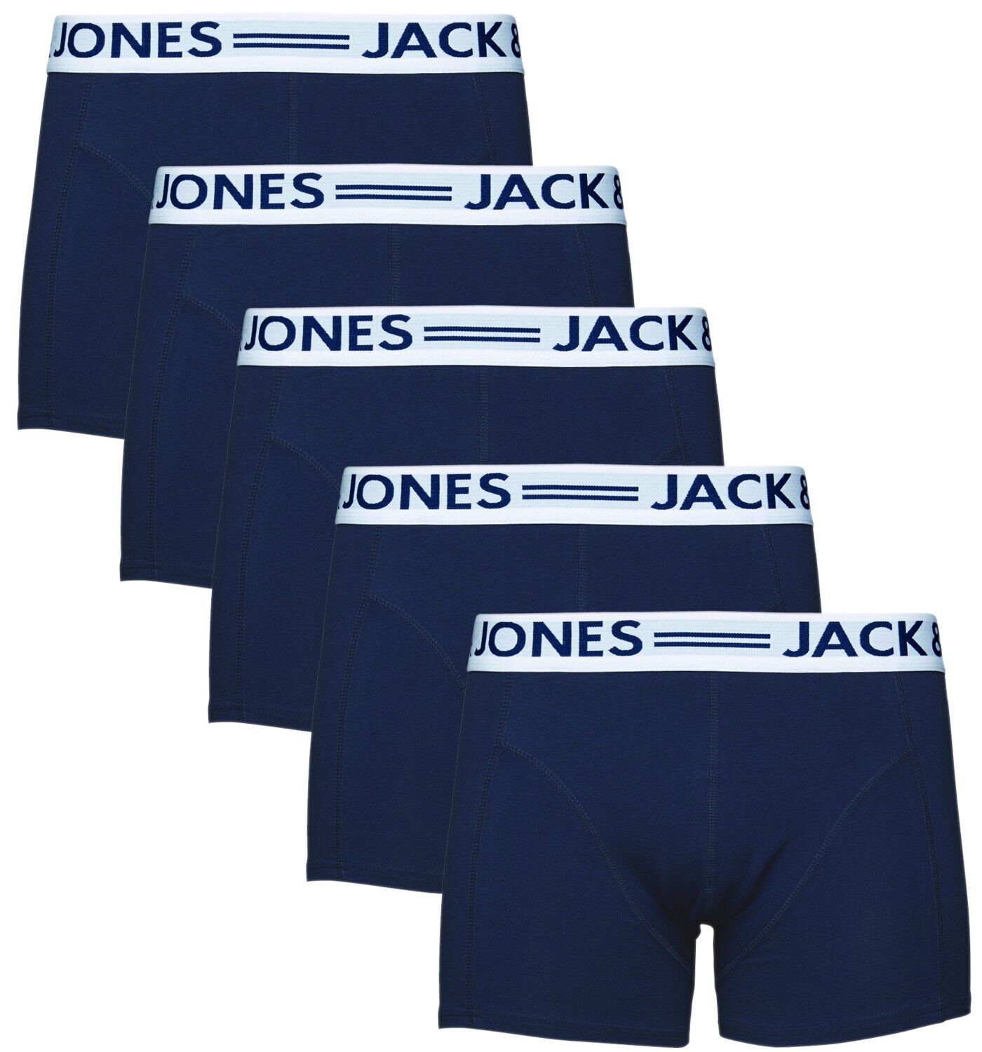 Jack & Jones Boxershorts (Spar Set, 5er-Pack) mit Logoschriftzug 5er Sense Mix 1