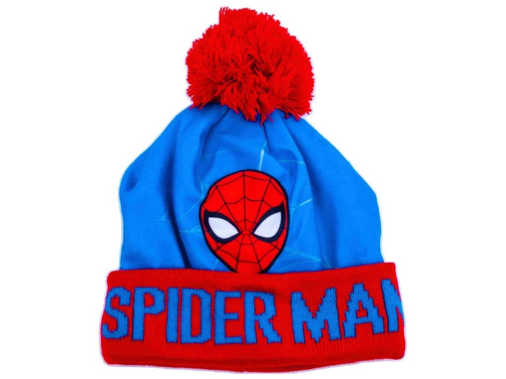 Spiderman Bommelmütze Avengers Spiderman Mütze Wintermütze