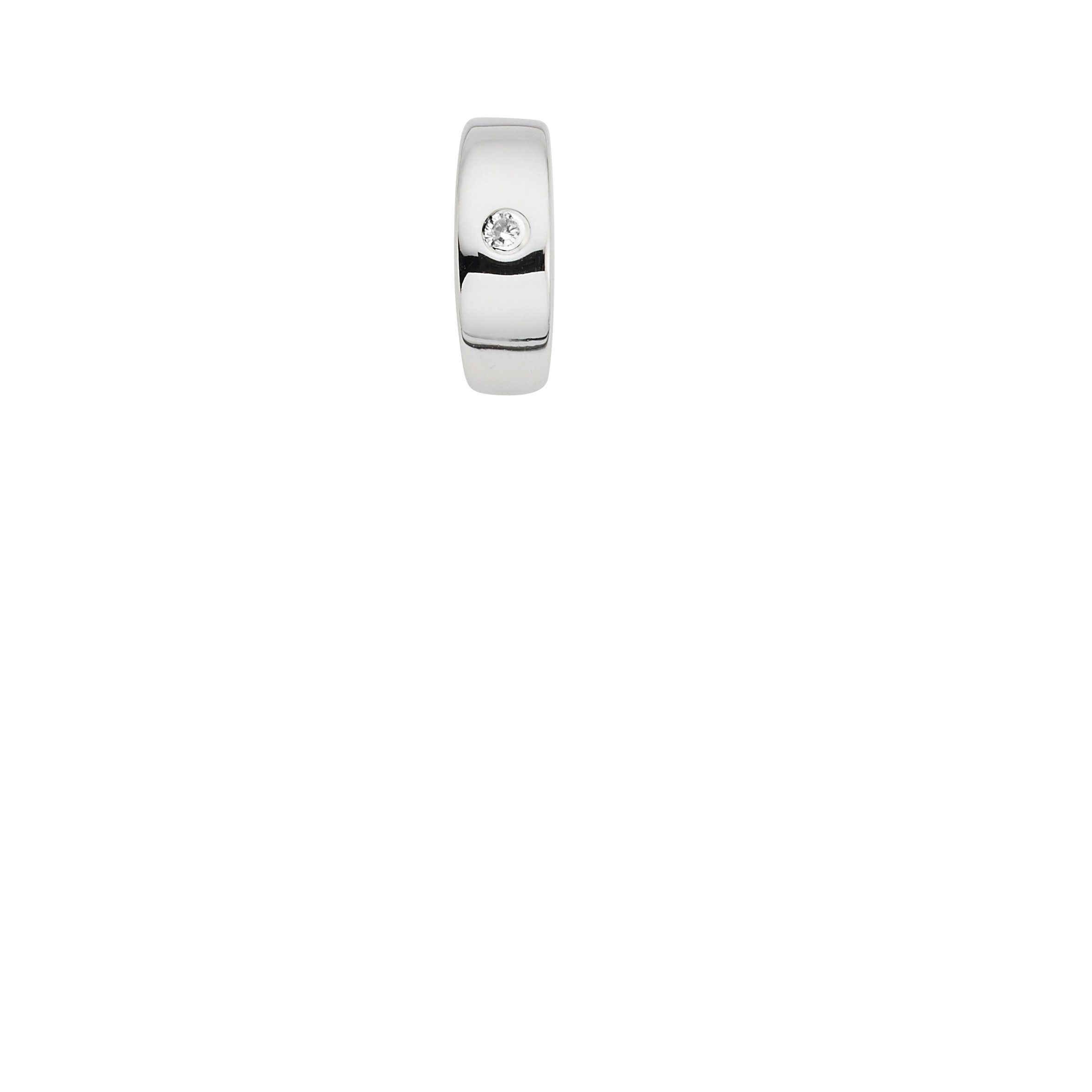 Firetti Kettenanhänger Schmuck Geschenk Silber 925 Halsschmuck Anhänger Taufring, mit Rubin oder Zirkonia (synth)