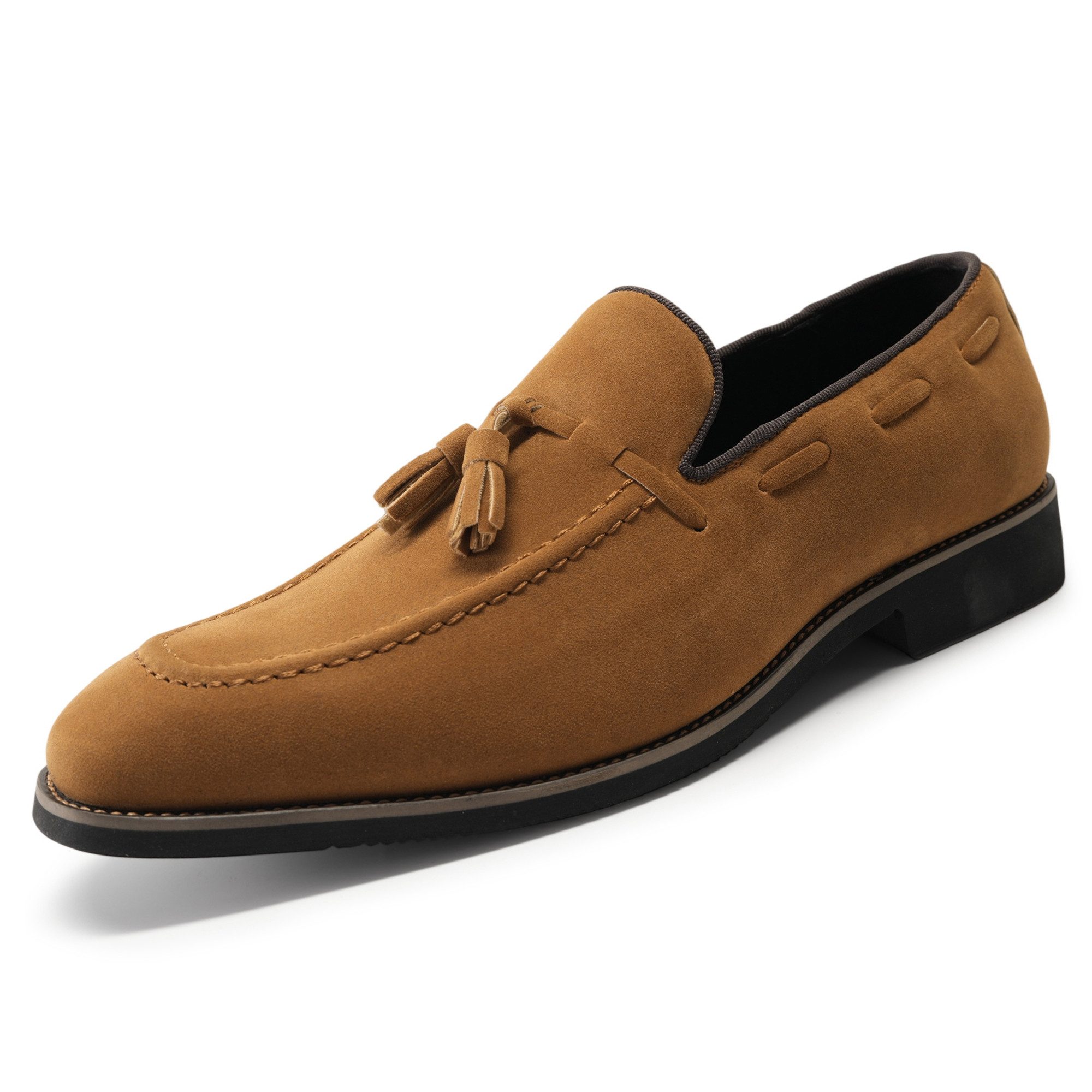 Allthemen Loafer mit Quasten Slipper Seuede Loafer Spitze Zehenbereich günstig online kaufen