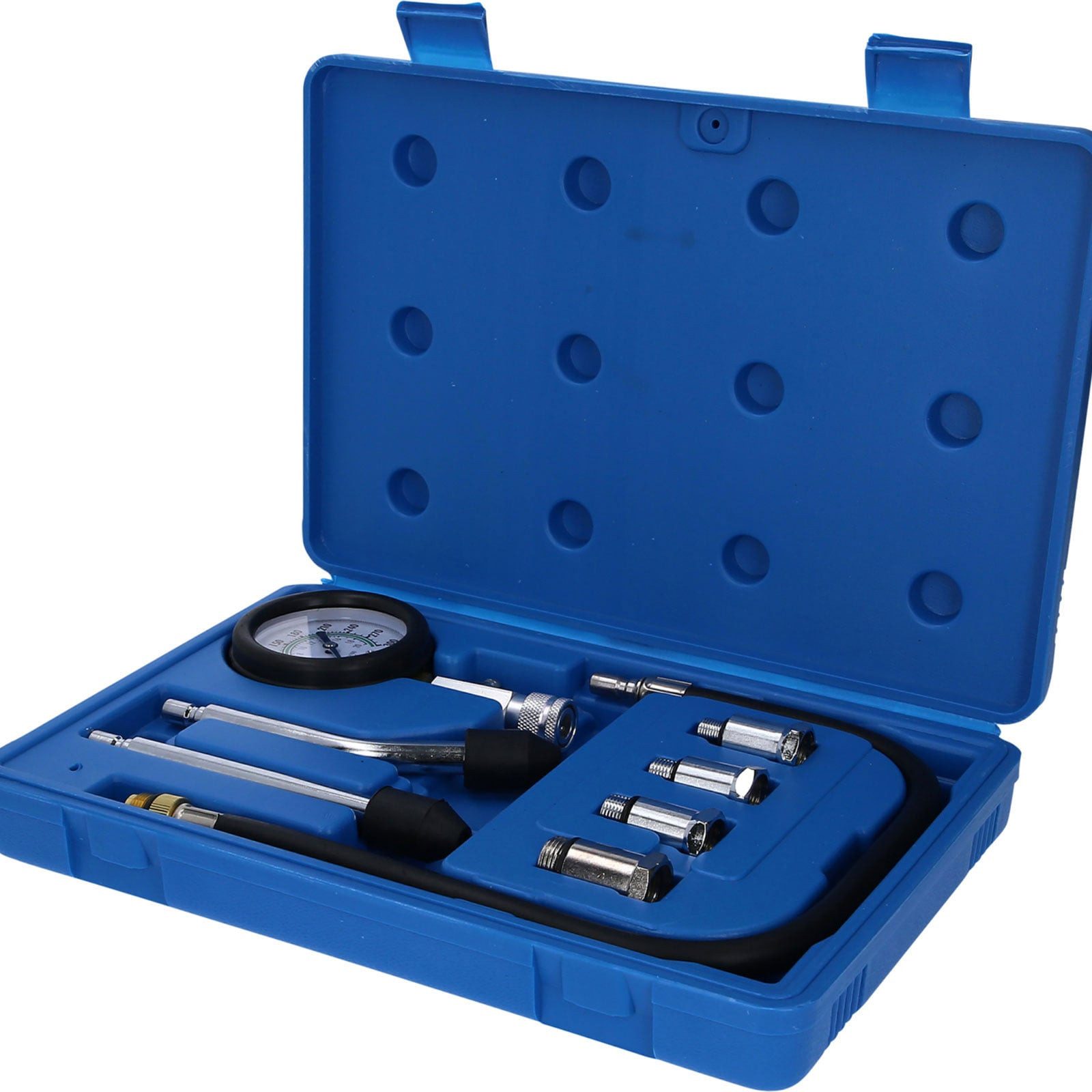 Brilliant Tools Montagewerkzeug BRILLIANT TOOLS Kompressionstester-Satz für Benzin Motoren 8tlg. ...