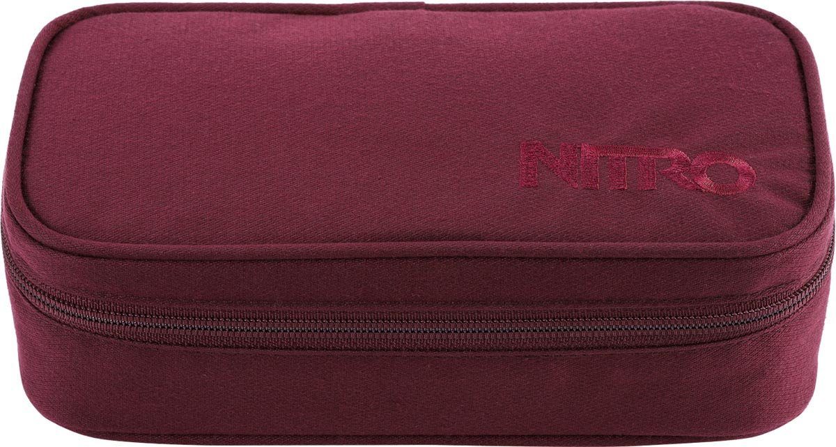 NITRO Federtasche Pencil Case XL, Wine | Federmäppchen