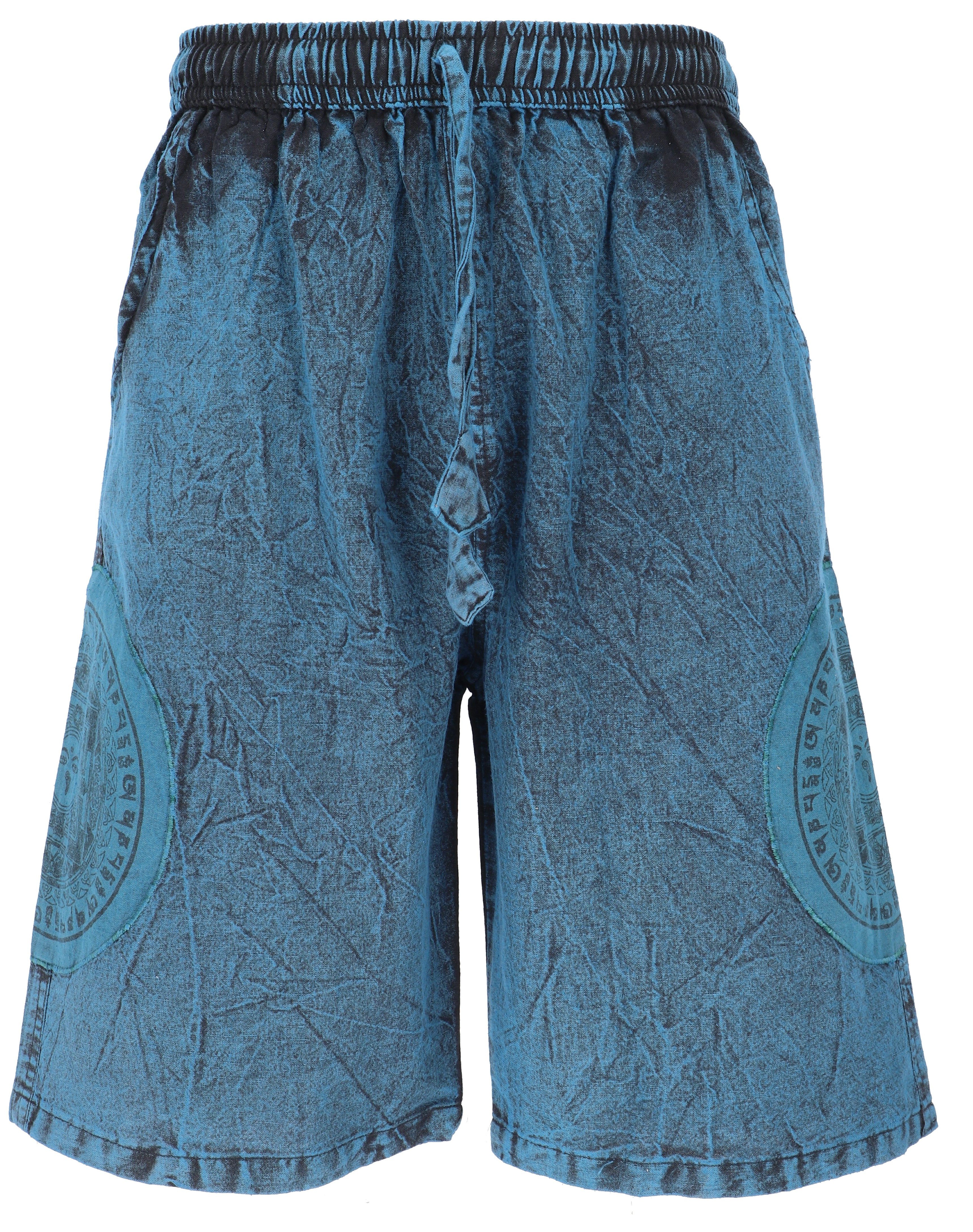 Relaxhose Ethno Yogashorts, Stonwasch Patchwork Shorts..