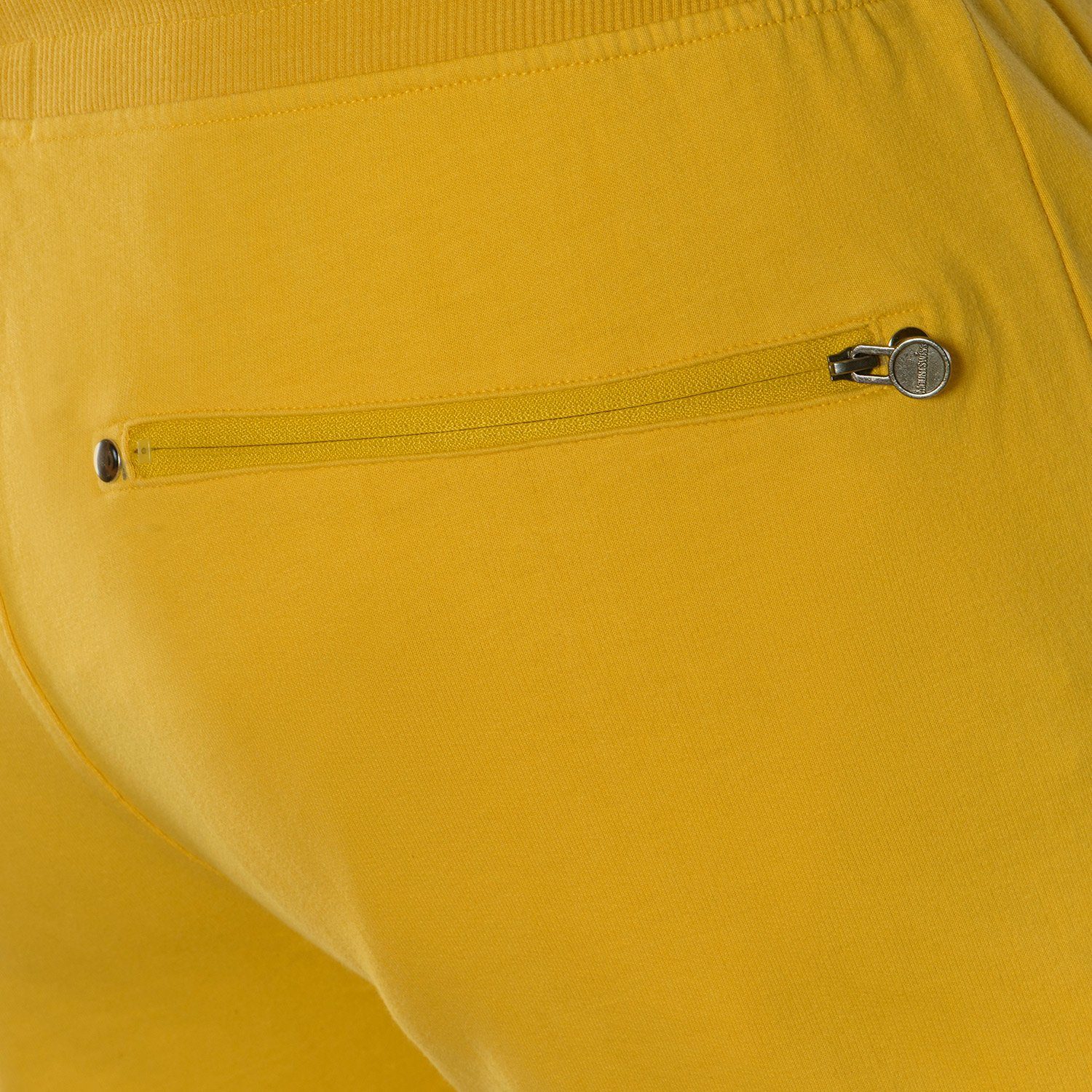 (1-tlg) Shorts Kurze Liam I Swiss Swiss Seitentaschen Mount Freizeithose Gesäßtasche Reißverschluss gelb kurze Mount Herren + mit