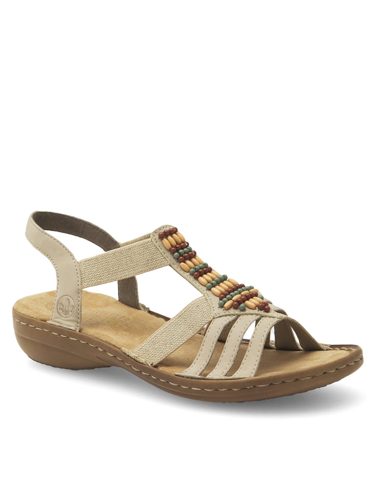 Rieker Sandalen 60851-62 Beige Sandale günstig online kaufen