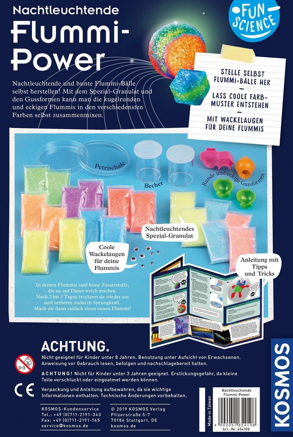Kosmos Experimentierkasten Fun Science Nachtleuchtende Flummi-Power