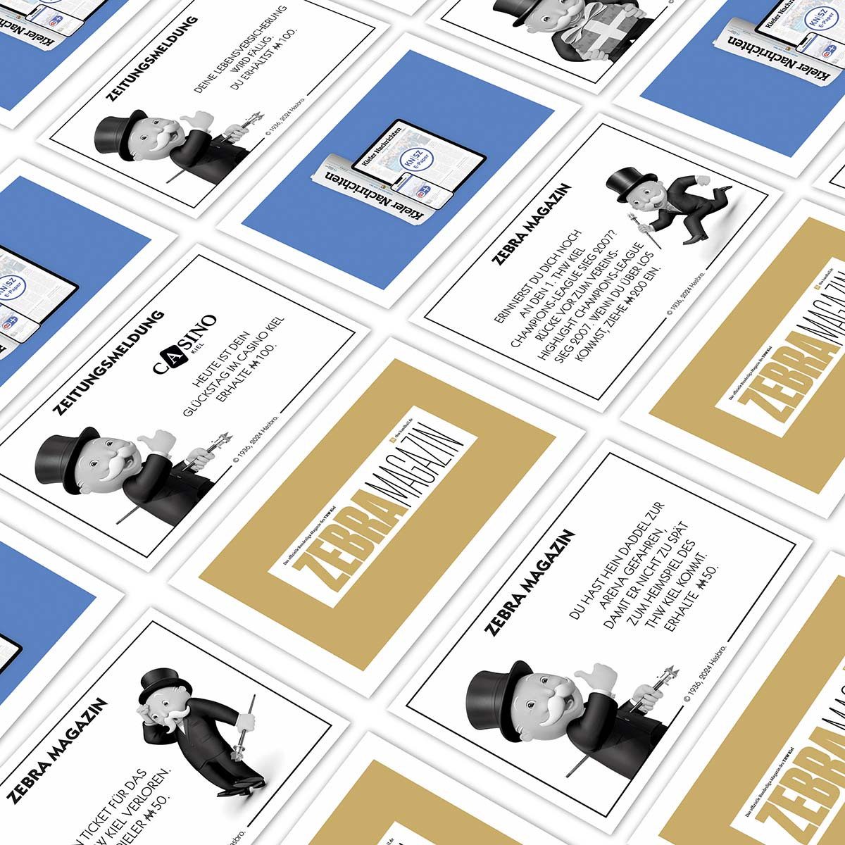 Winning Moves Spiel Monopoly - Kiel inkl. Top Trumps THW Kiel, Brettspiel