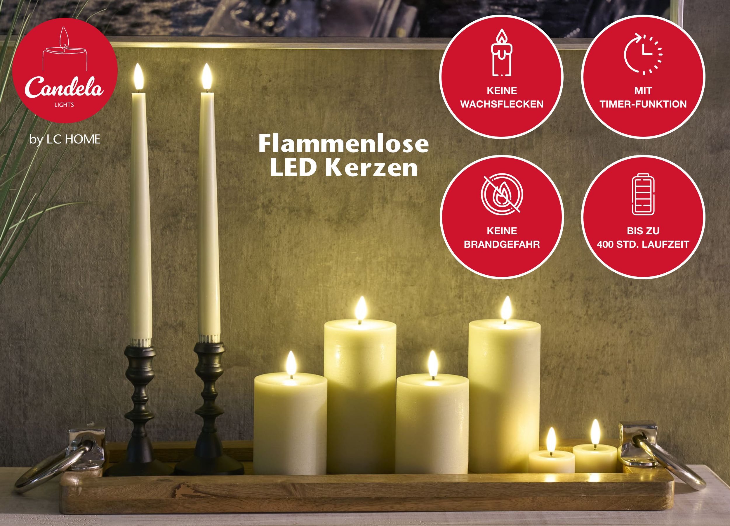 LC Home LED-Kerze Candela Lights LED günstig online kaufen