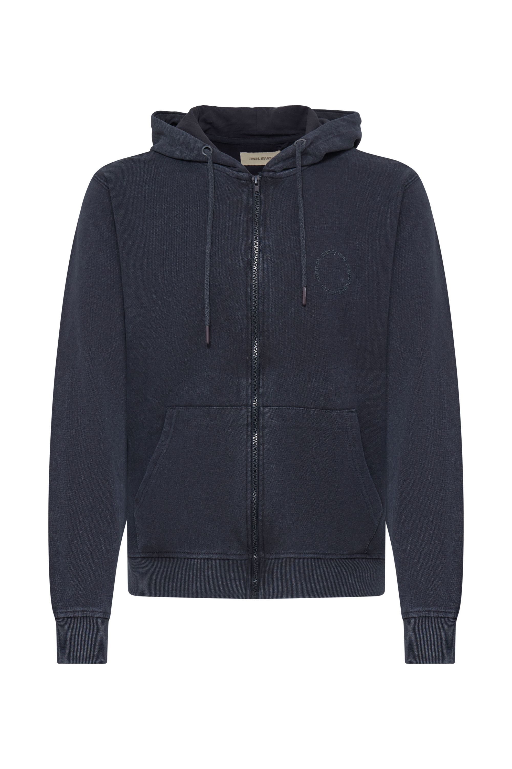 Blend Kapuzensweatjacke BHFactor Schöne Kapuzensweatjacke in leichter Used-Optik – Bild 2 von 5