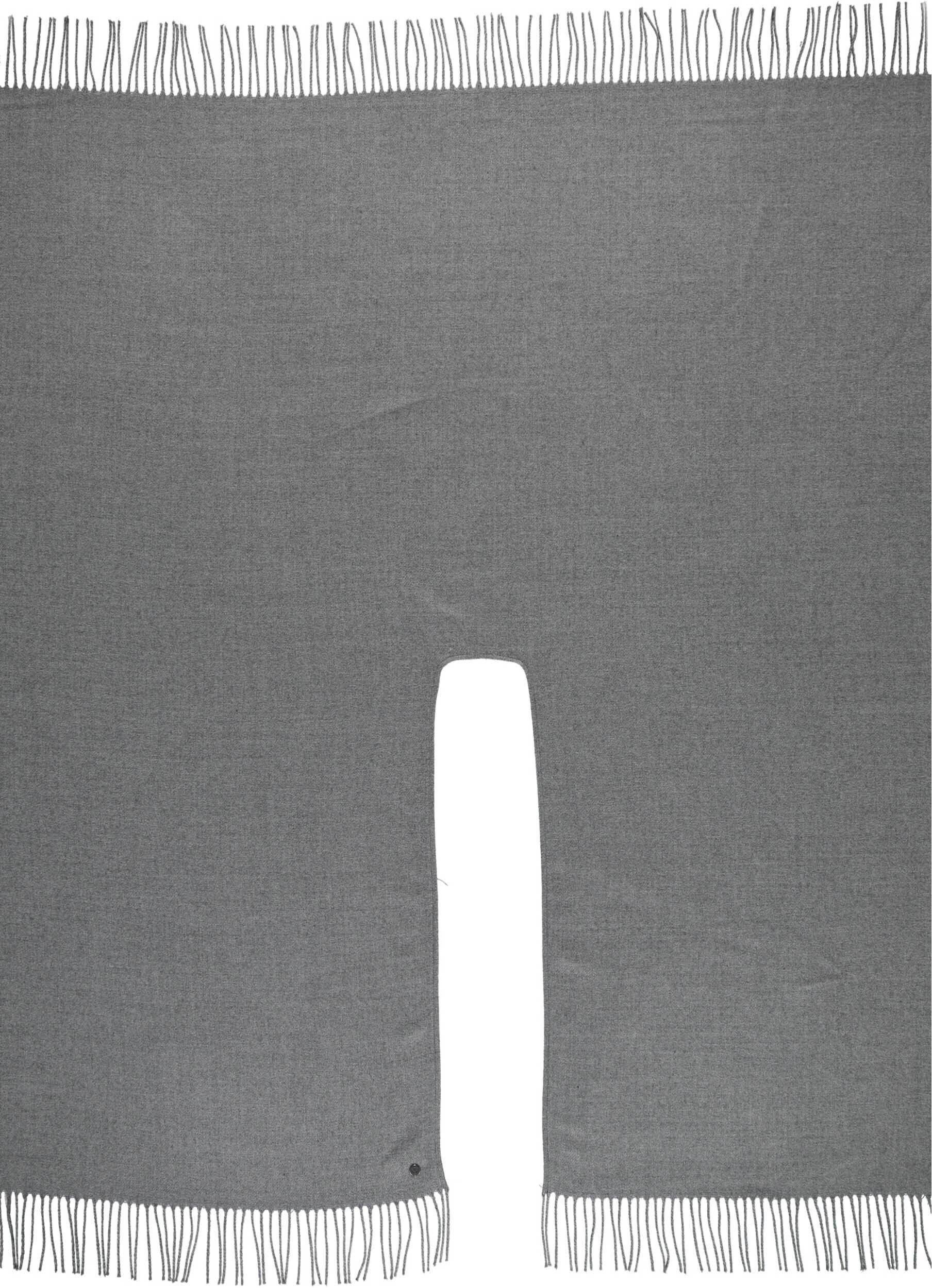 Poncho Polyacryl (1-St) Poncho grey Fraas in Made morning Germany