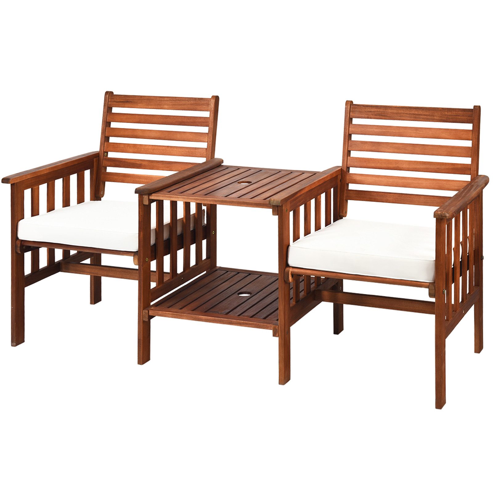COSTWAY Balkonset, 2 Personen, mit Kissen günstig online kaufen