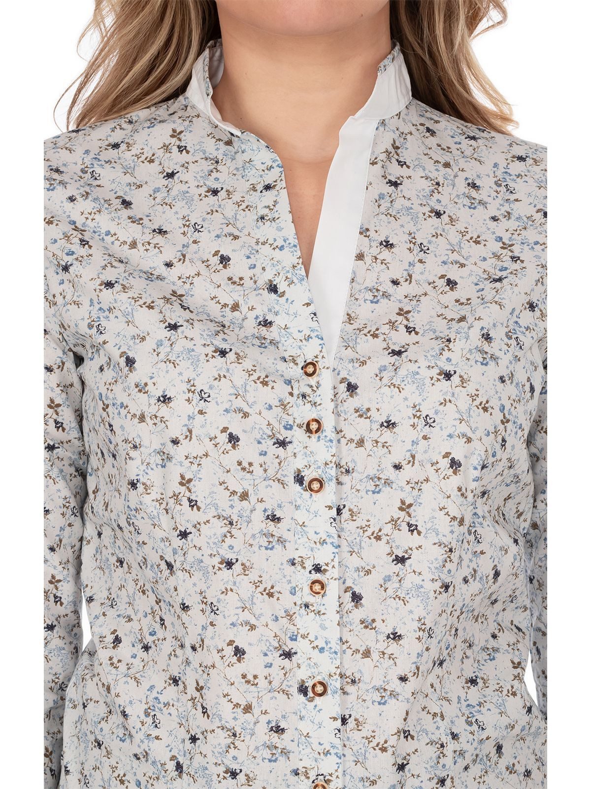 OS Trachten Trachtenbluse 450000-4300 (1-tlg) günstig online kaufen