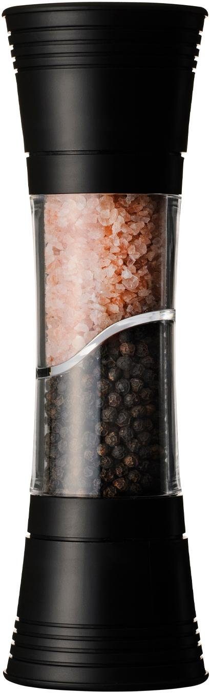 KYOCERA Salz-/Pfeffermühle CM-25D BK manuell, Dual Keramik-Mahlwerk, 20 cm