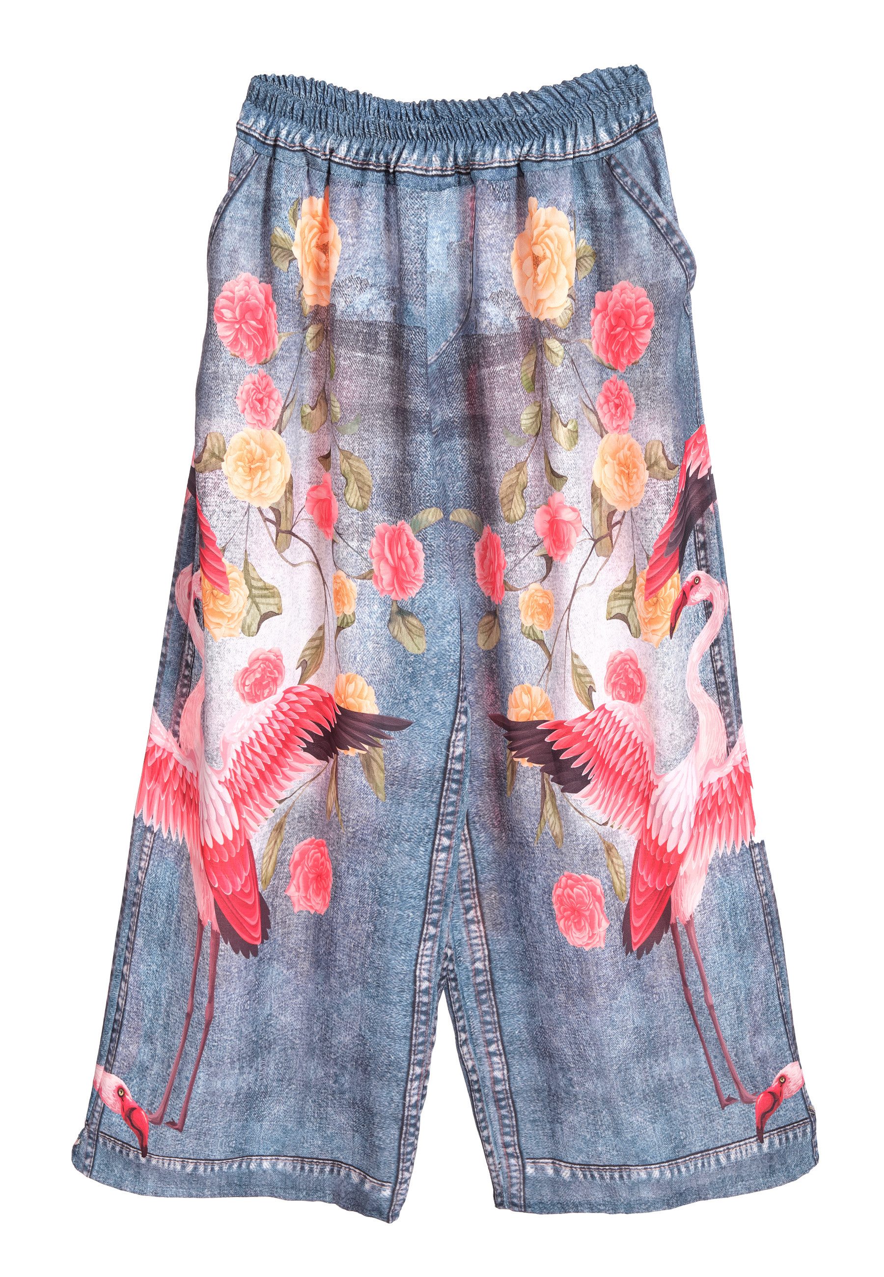 PEKIVESSA Schlupfhose Marlenehose in Jeans-Optik mit günstig online kaufen