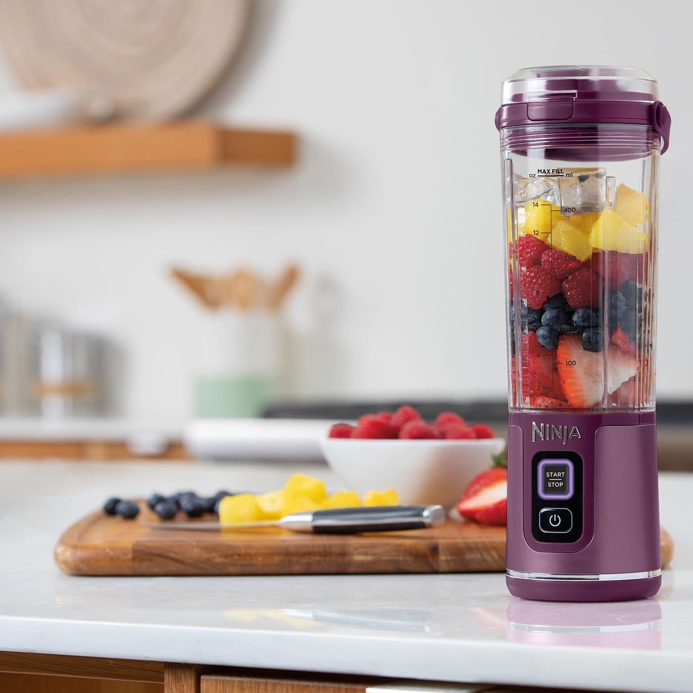 NINJA Standmixer Blast Kabelloser Blender 530 ml – Tragbarer Smoothie Maker – Bild 5 von 5
