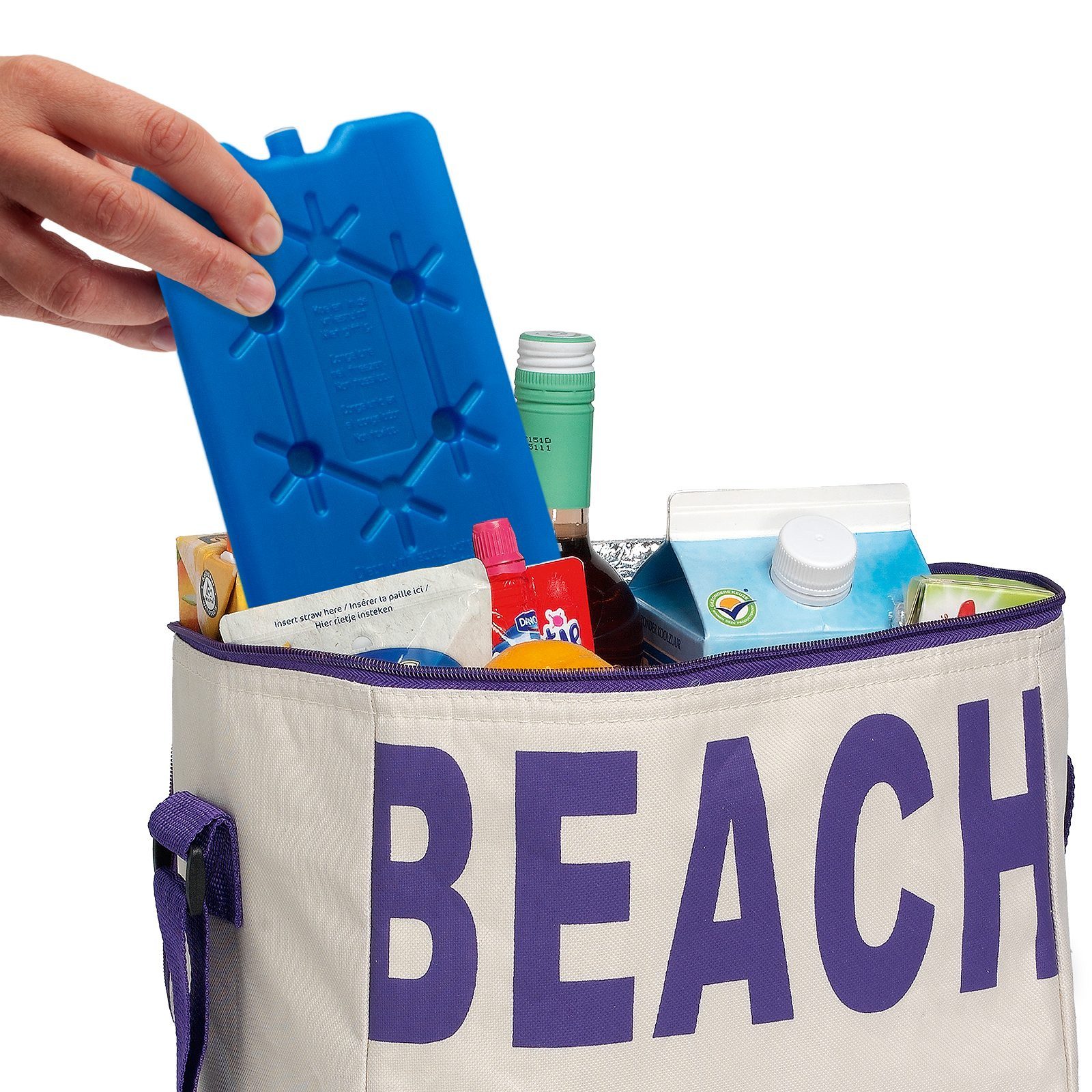 Deuba Kühlakku, 2 Stück 12 Stunden Flach je 170ml für Kühltasche Kühlbox Outdoor