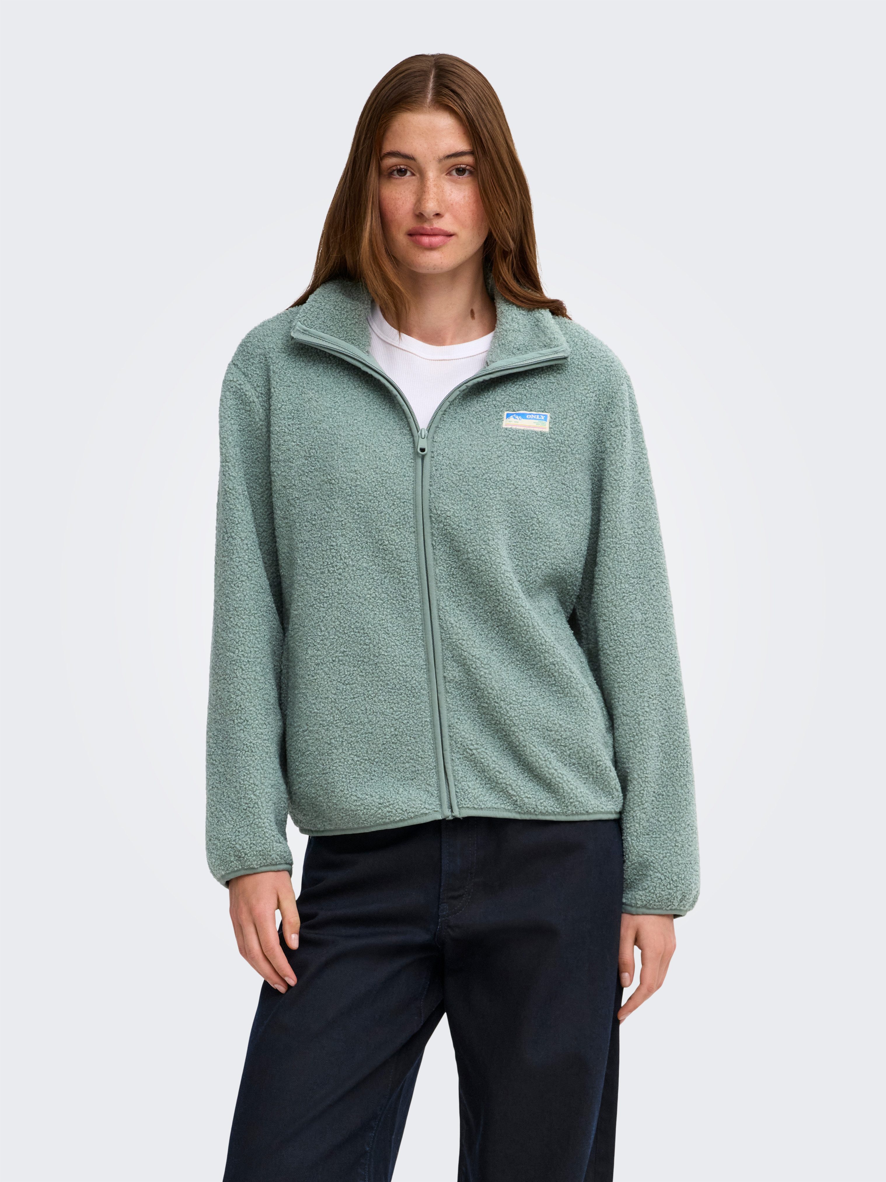 ONLY Plüschjacke ONLEVA LIFE TEDDY JACKET CC OTW Kunstfaser