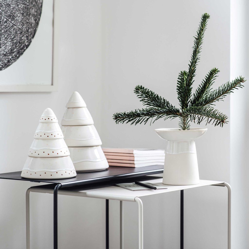 like. by Villeroy & Boch Windlicht Winter Glow Teelichthalter Baum, 14,5x14,5x18,5 cm (1 St)