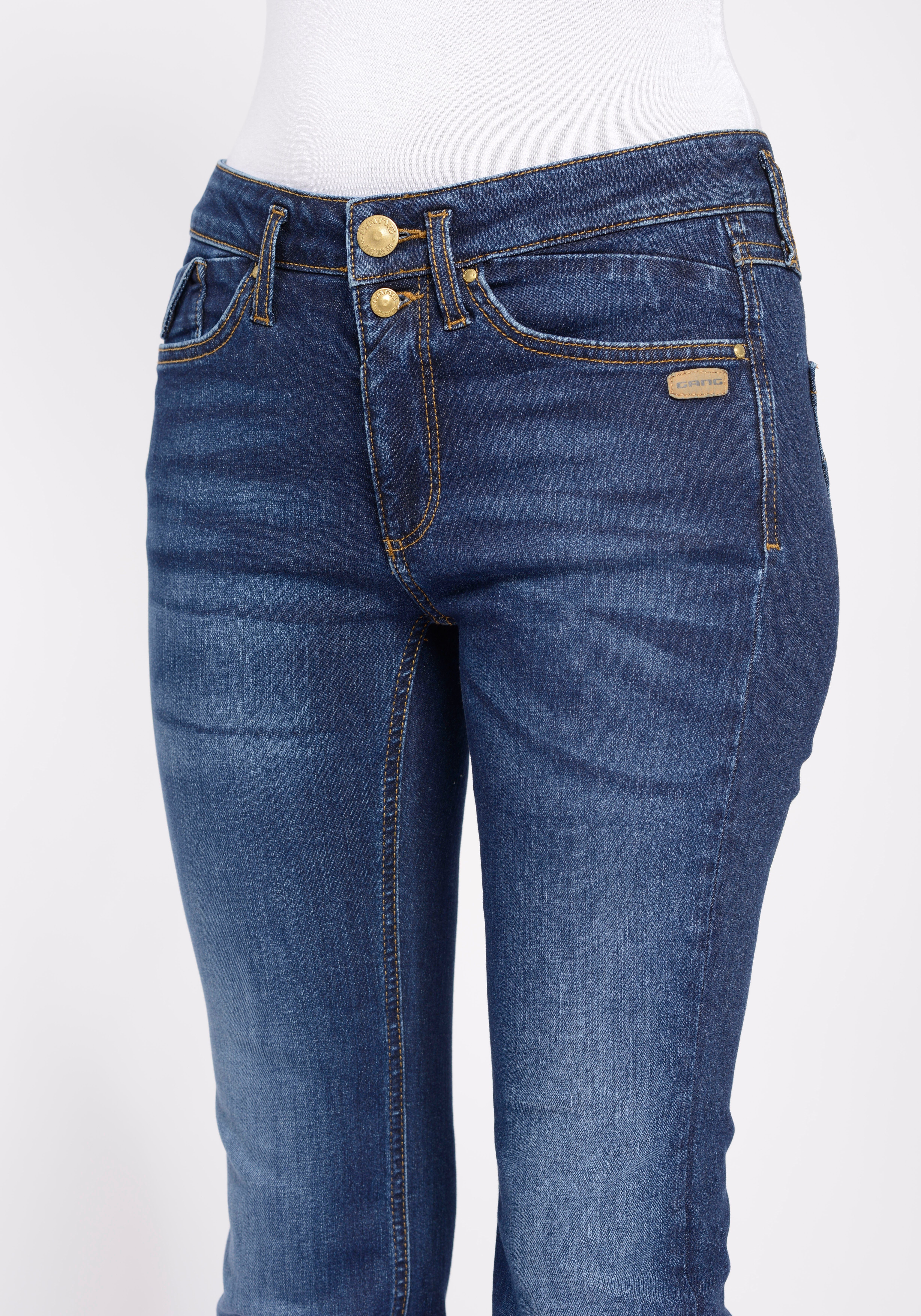 GANG Bootcut-Jeans 94ELISA LIGHT LINE mit Stretch ECO aus Bio-Baumwolle der und BOOTCUT