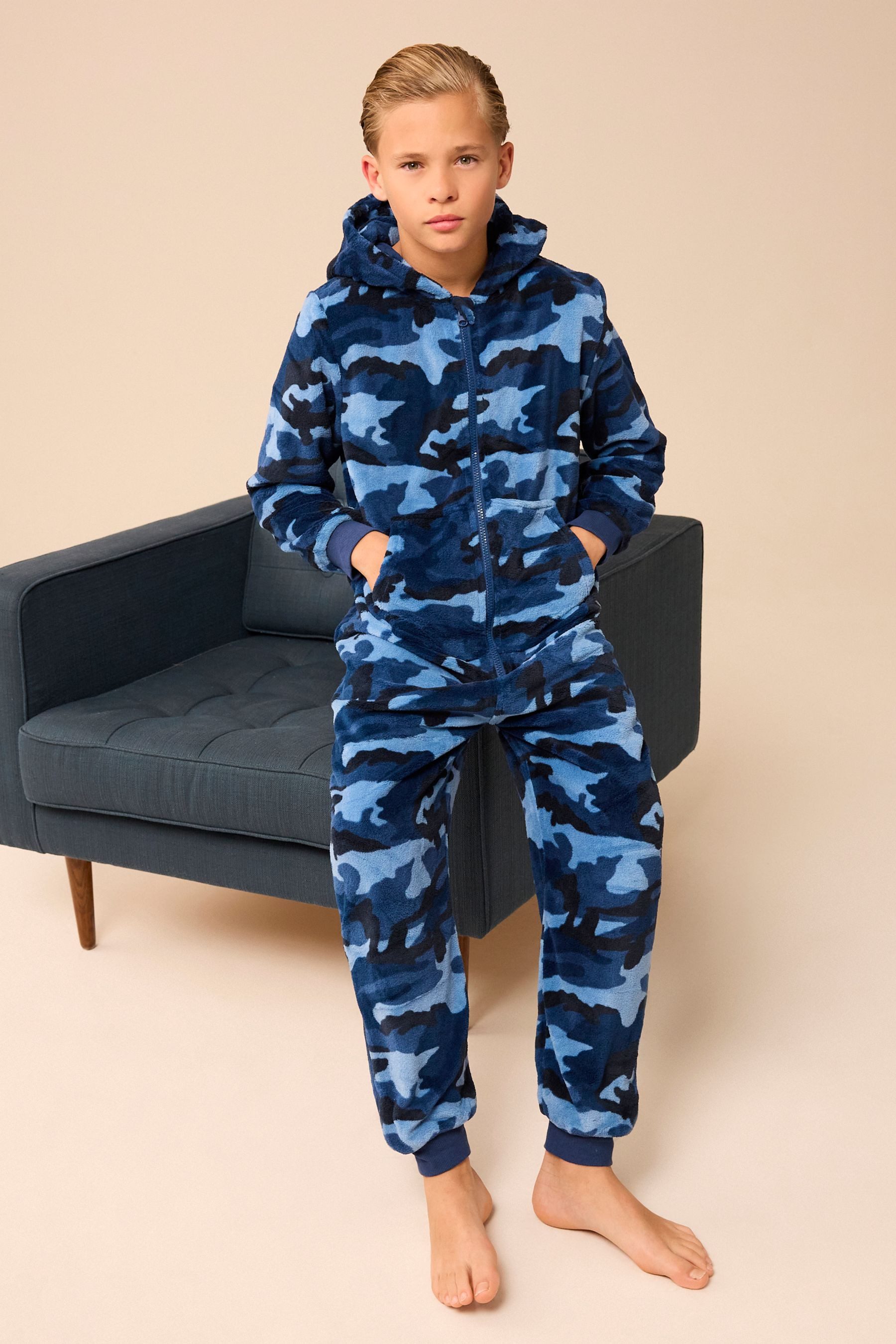 Next Fleeceoverall Schlafanzug-Einteiler aus Fleece (1-tlg)