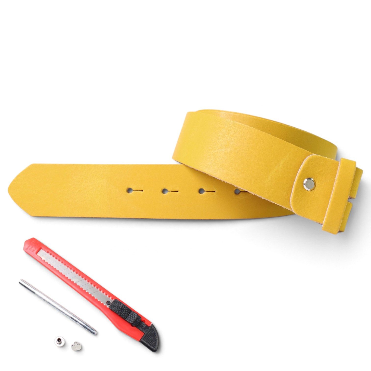 FRONHOFER Ledergürtel Ledergürtel Rindsleder 4cm (1-St) ohne Schnalle, kürzbar