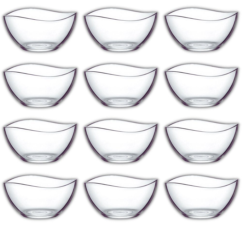 Glasschalen Gläser Set 310ml, Glas, aus Schale hochwertigem Schalen (12-tlg) ecolle 12tlg. Vorspeise