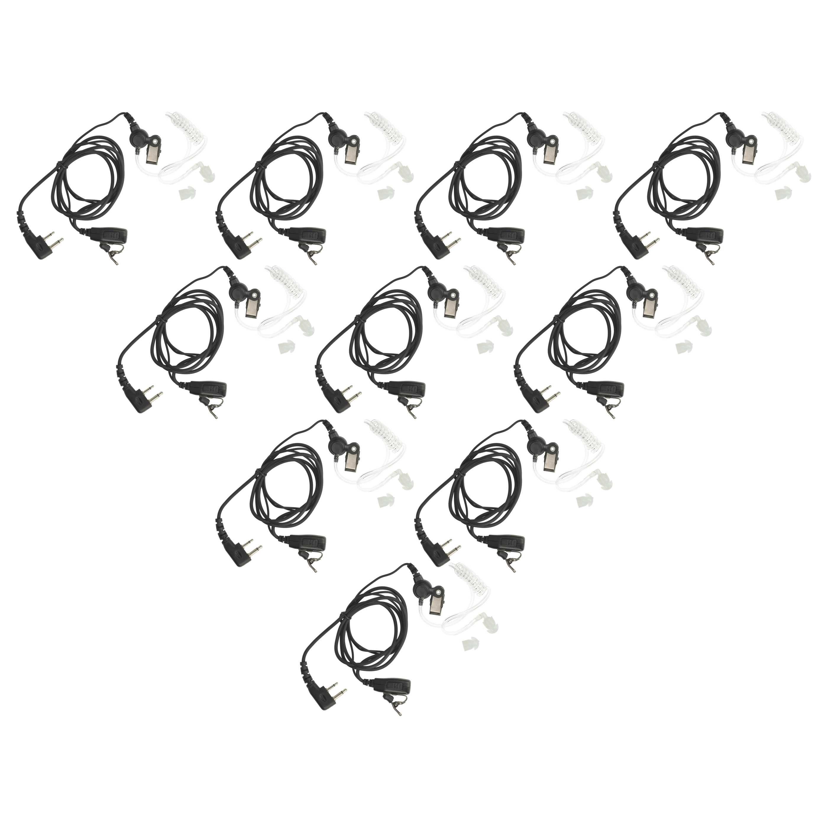 vhbw passend für Icom IC-V82, IC-V85 Funkgerät Headset