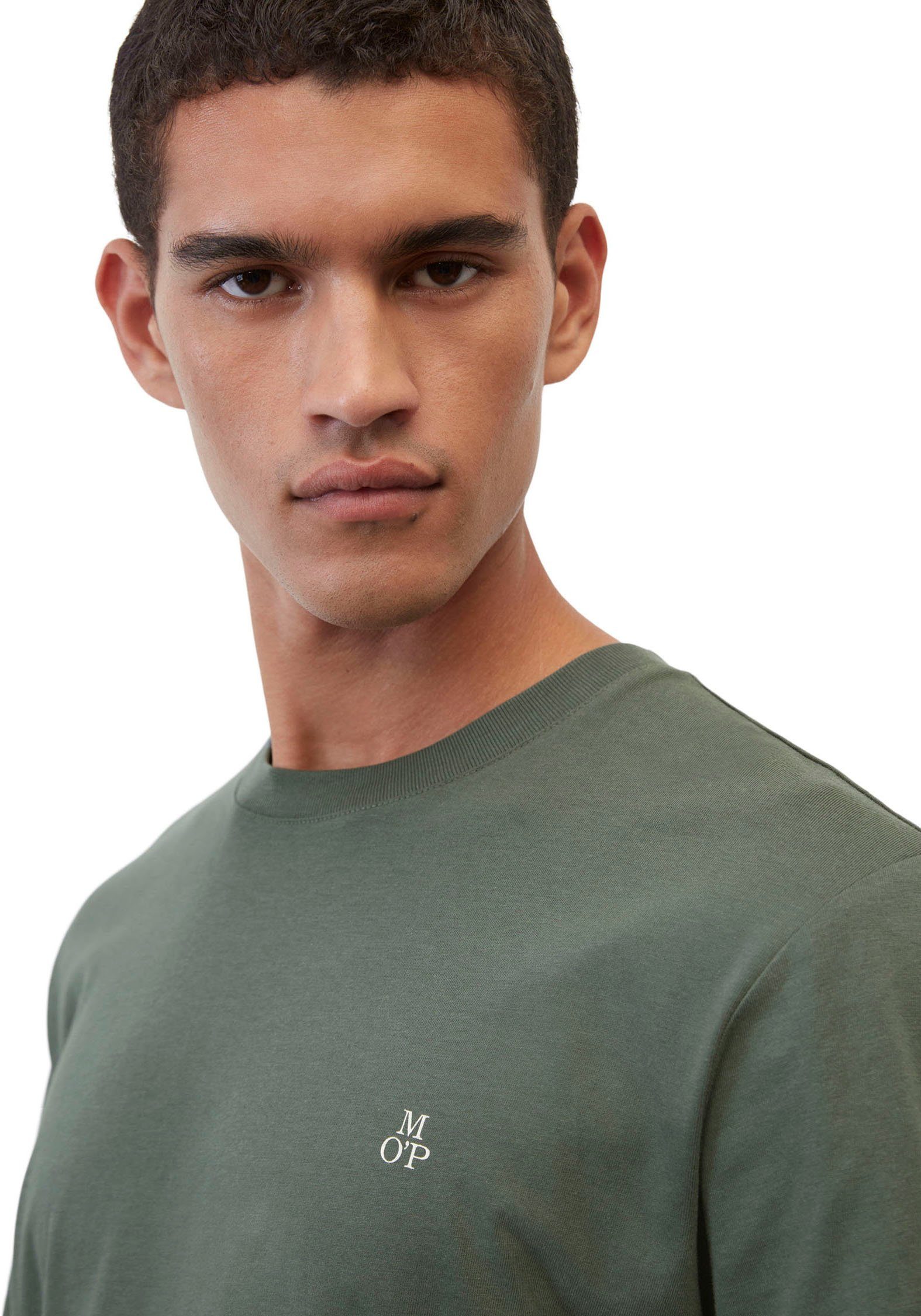 Marc aus T-Shirt Bio-Baumwolle Logo-T-Shirt O'Polo mangrove
