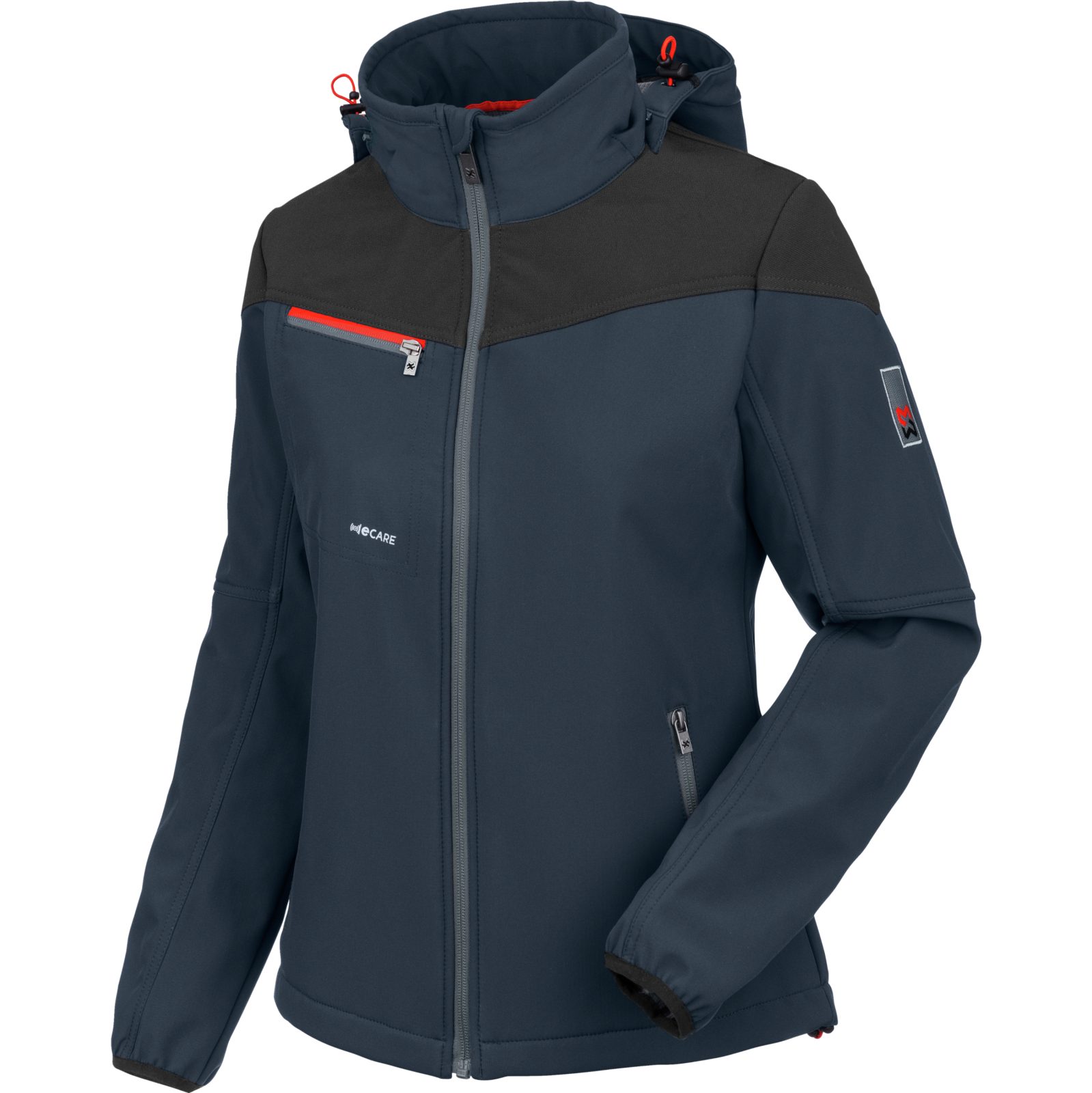 Würth MODYF Softshelljacke Stretch X Damen Arbeitsjacke, wasserfest & atmungsaktiv Sporliche Arbeitsjacke für Frauen