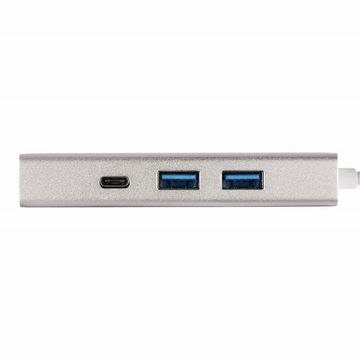 Hama USB-C USB-Hub 1:3 + HDMI auf USB Adapter USB-Kabel, SuperSpeed USB Type-C 3.1, HDMI-Ausgang für TV oder Monitor, Verteiler