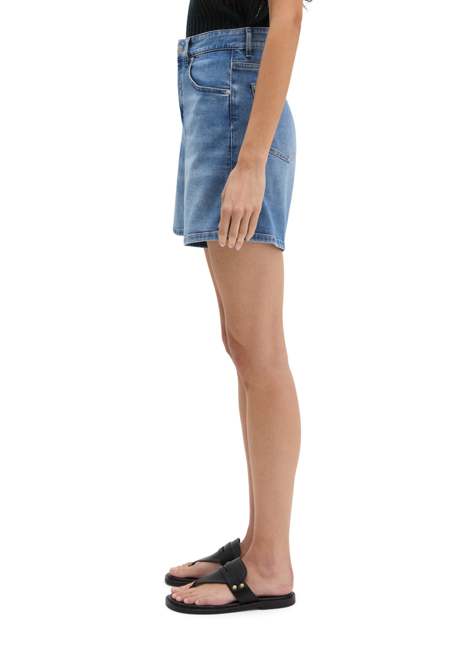 Marc O'Polo Shorts aus weichem Organic Cotton-Lyocell-Stretch