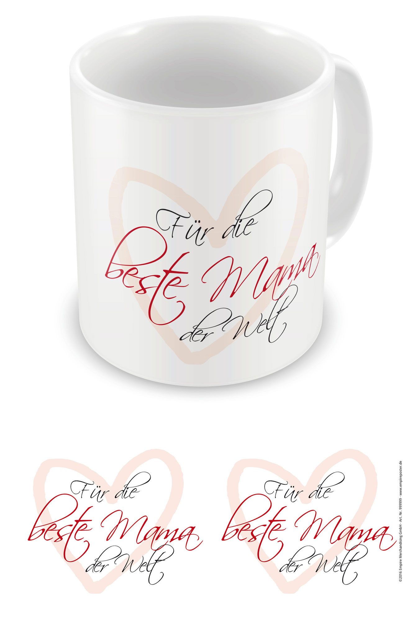 Tasse Beste Mama - Lizenz Чашки - Für die beste Mama der Welt