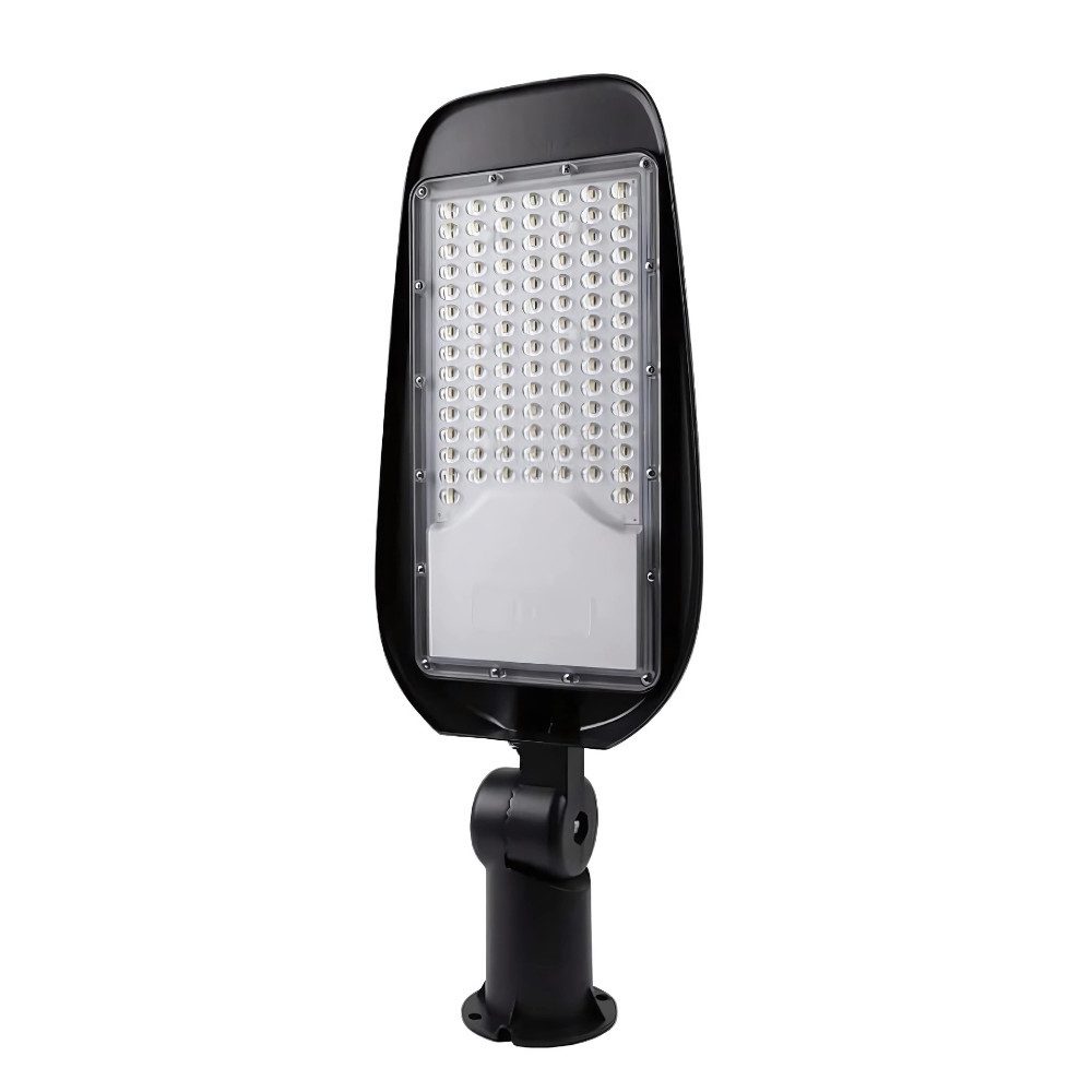 LUXULA Flutlichtstrahler LUXULA LED Straßenleuchte 50 W 5000 K Neutralweiß Schwarz, LED fest integriert, Tageslichtweiß, Stoßfest