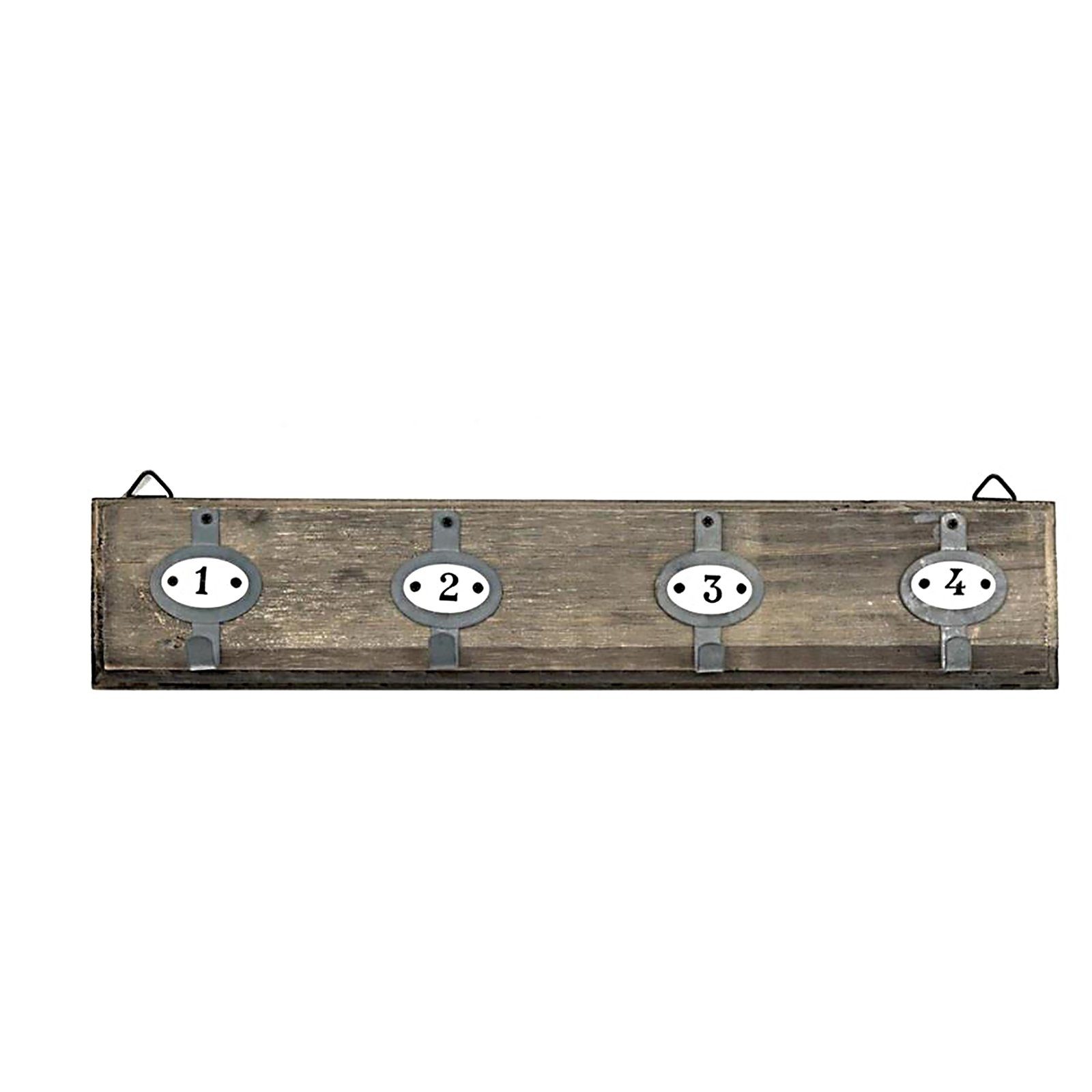 HTI-Living Шкафыleiste Шкафыleiste Holz Kolony (Stück, 1 St., 1 Шкафыleiste mit 4 Haken), Hakenleiste Flurgarderobe